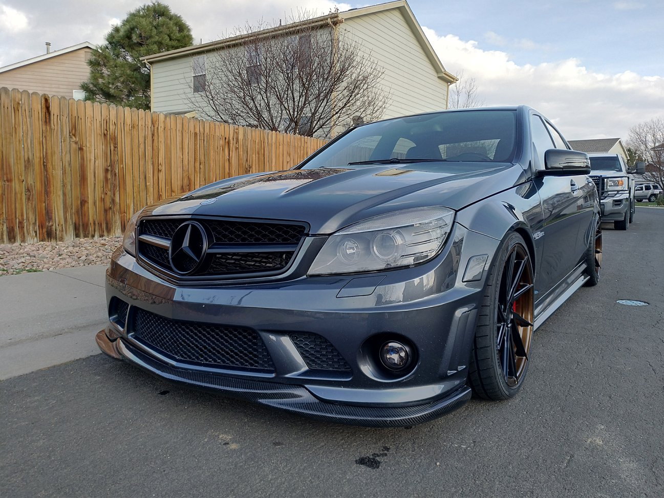Wheels and Tires/Axles - Stance SF01 19x9.5 Wheels for W204. Matte Black Center, Brushed Bronze Lip/Barrels - New - 2008 to 2014 Mercedes-Benz C63 AMG - 2008 to 2014 Mercedes-Benz C300 - Denver, CO 80233, United States