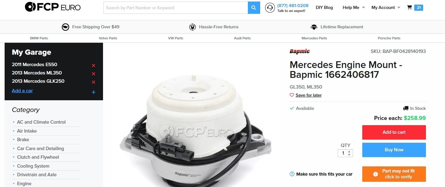 This is the correct engine mount