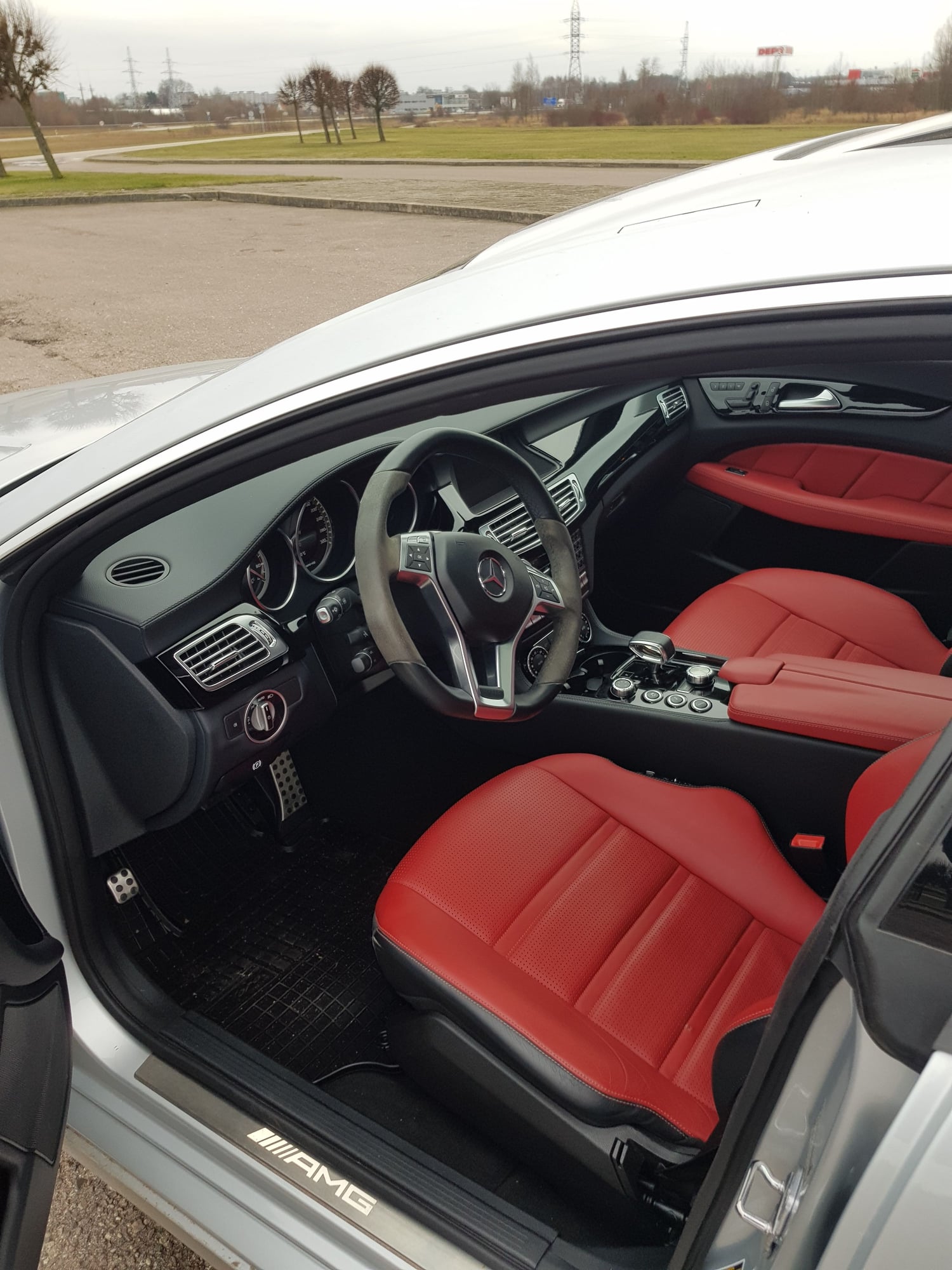 Mercedes benz CLS 63s low millage with red interior