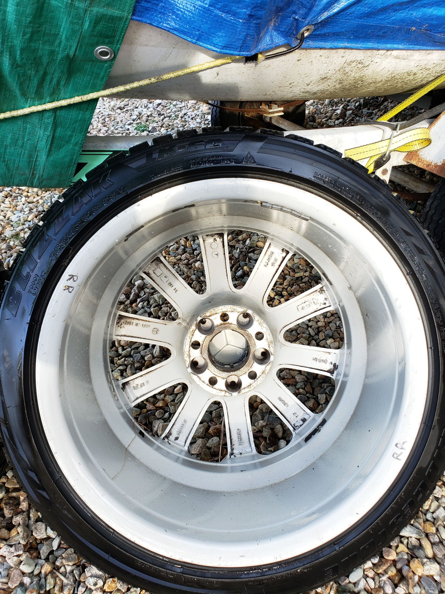 Wheels and Tires/Axles - Blizzak 255/40R18 99H Snow Tire and Wheel Package - Used - All Years Mercedes-Benz All Models - West Yarmouth, MA 02673, United States