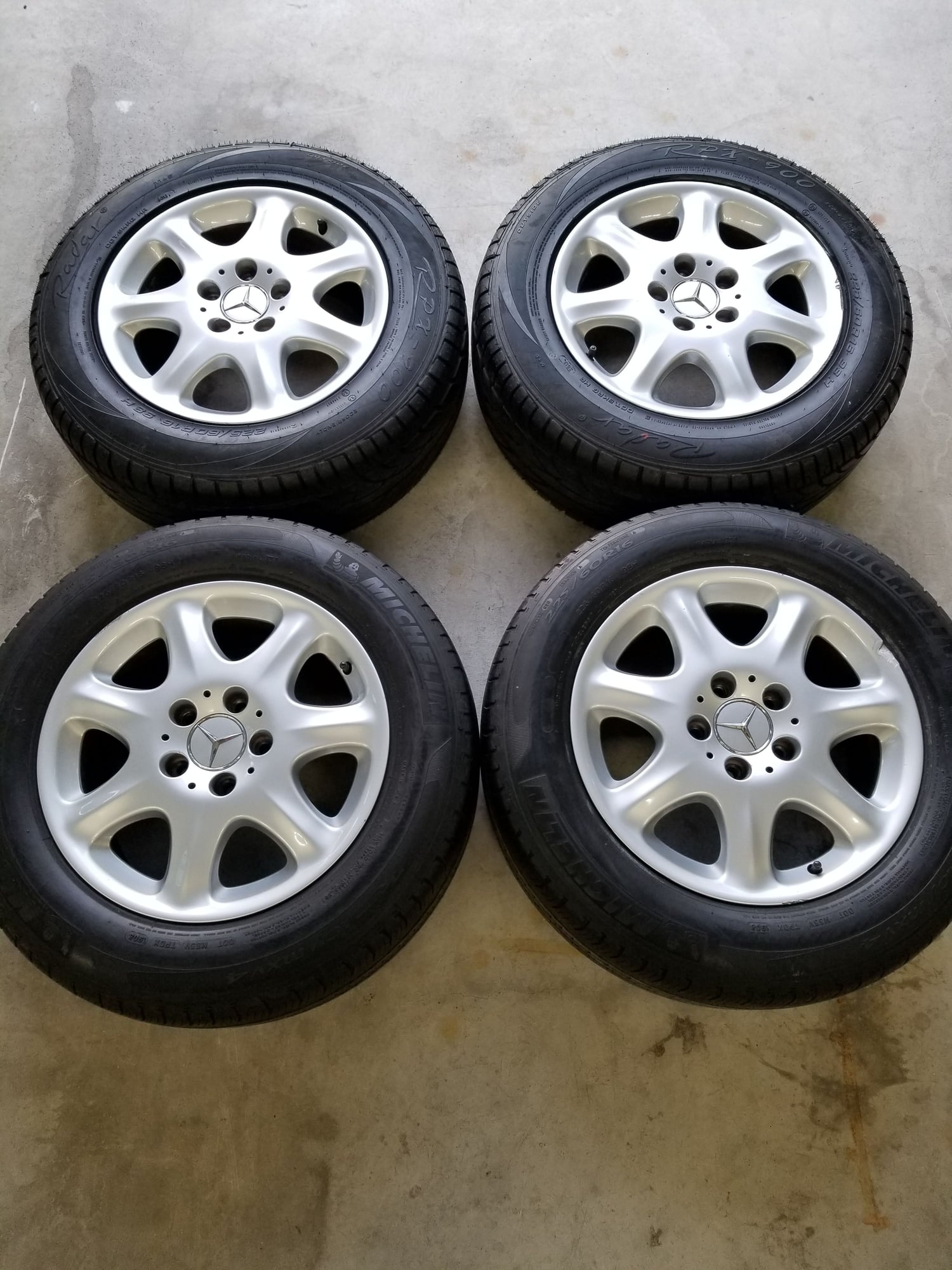 Wheels and Tires/Axles - OEM 2000-2002 S430/S500 wheels with tires - Used - 0  All Models - New Fairfield, CT 06812, United States