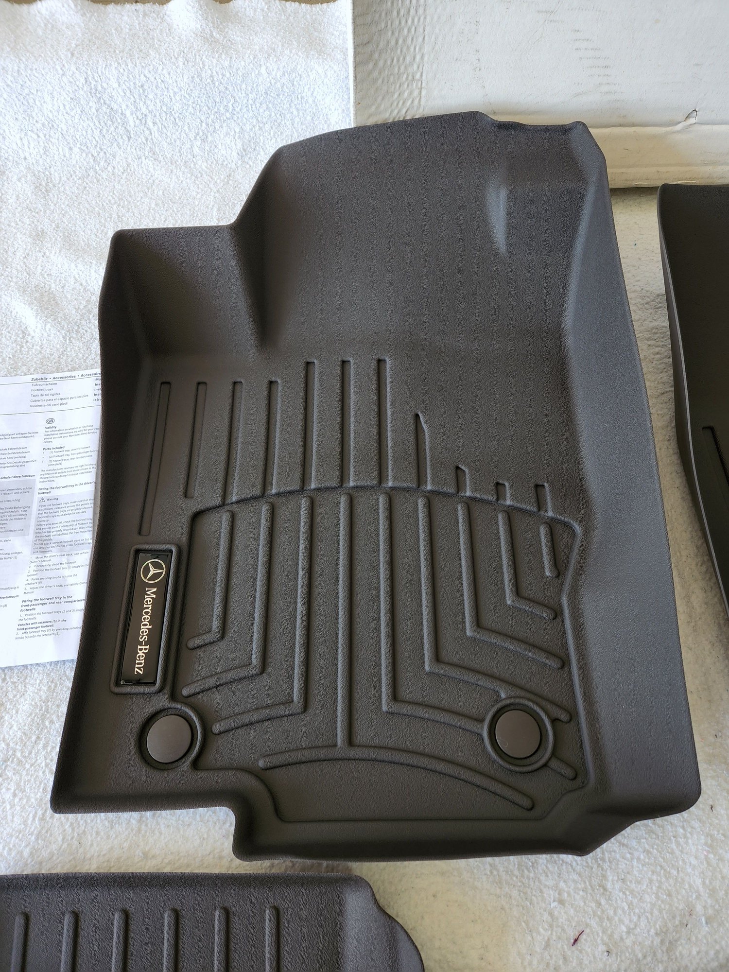 Interior/Upholstery - OEM Mercedes all weather mats made by Weathertec 2012-2019 CL/GLE/GLS/GL - New - 2012 to 2019 Mercedes-Benz GLS-Class - Columbia, MO 65203, United States