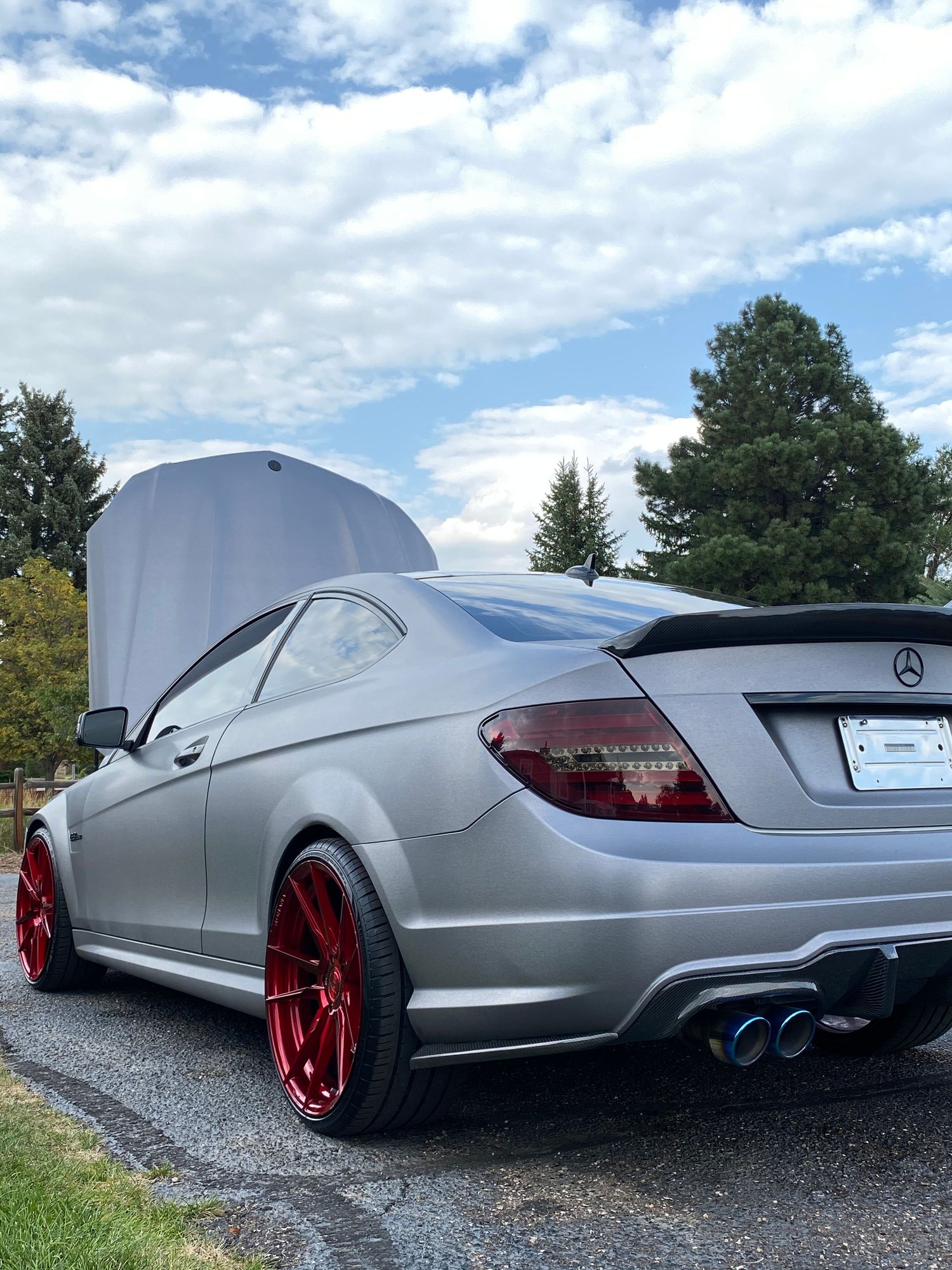2013 Mercedes-Benz C63 AMG - 2013 C63 for sale - Used - VIN WDDGJ7HBXDG041765 - 60,000 Miles - 8 cyl - 2WD - Automatic - Coupe - Silver - Colorado Springs, CO 80904, United States