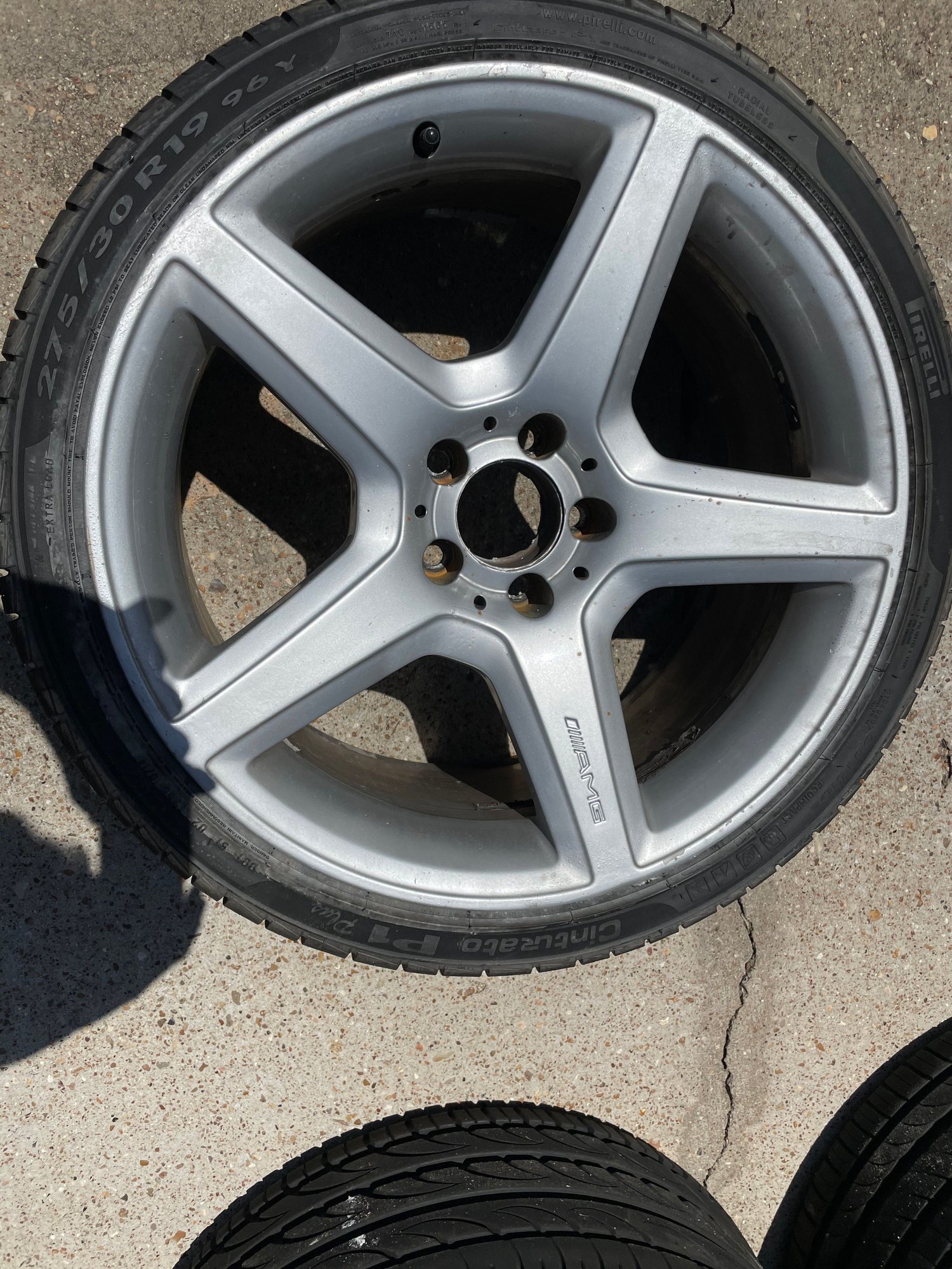 Wheels and Tires/Axles - AMG WHEELS WITH LIKE NEW PIRELLI TIRES - Used - 2005 Mercedes-Benz E55 AMG - Houston, TX 77094, United States