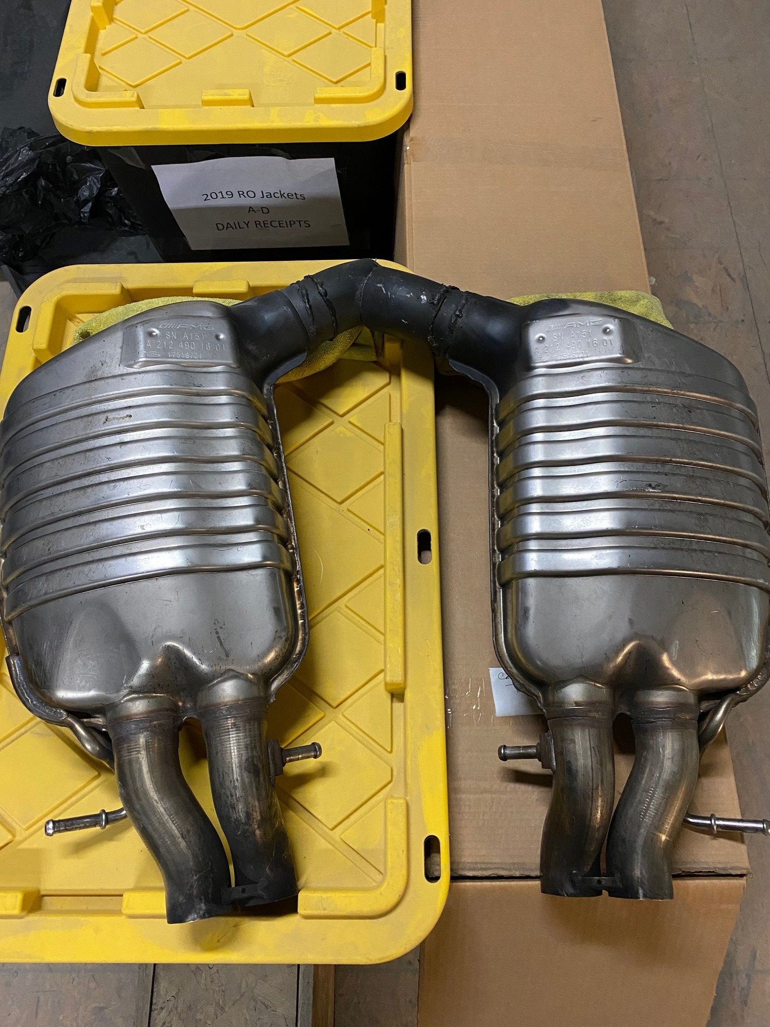 2015 E 63S OEM mufflers, re Forums