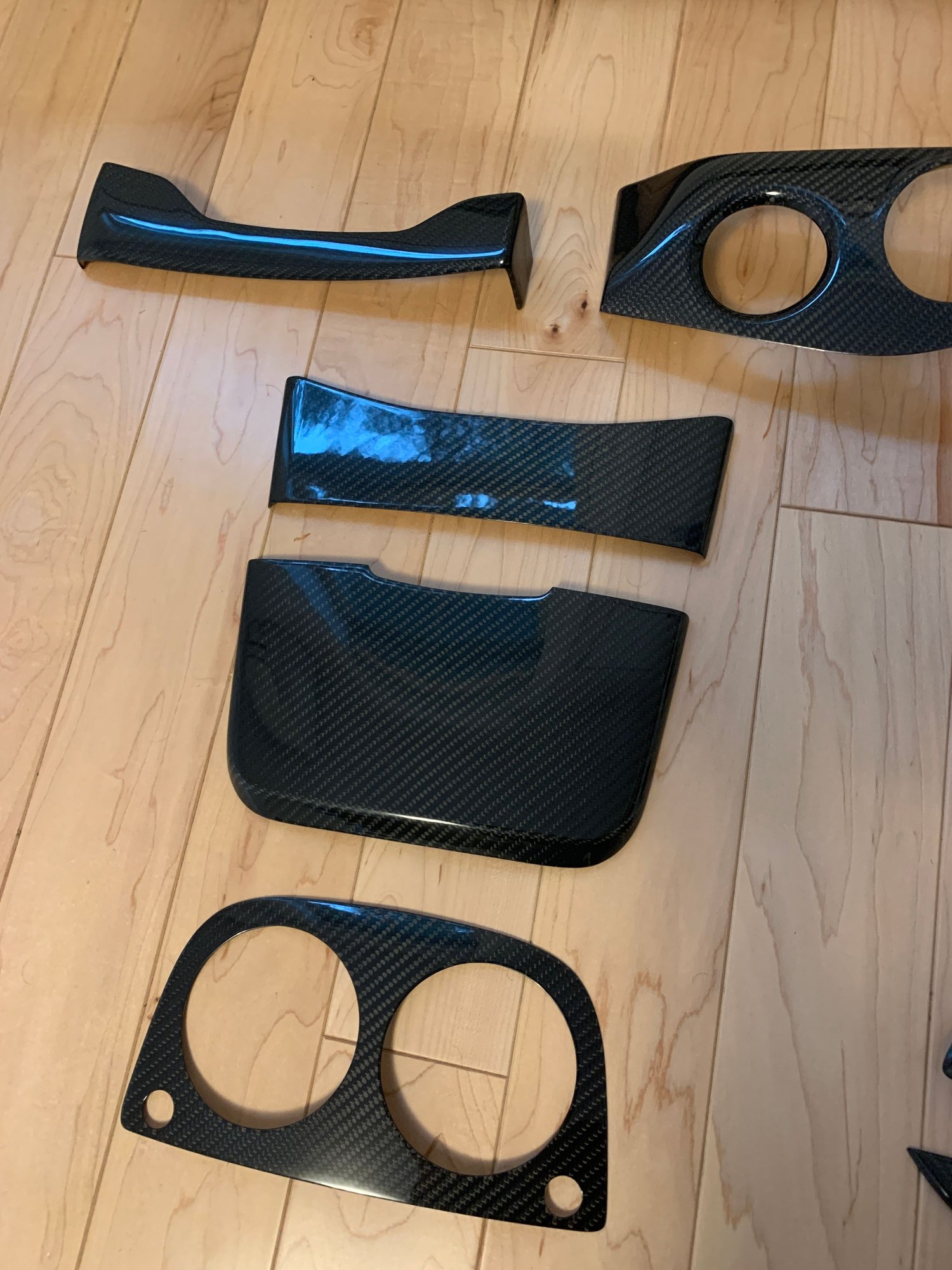 Interior/Upholstery - Real Carbon Fiber Dash Trim Overlay Set for W222 S Class Sedans - New - 2014 to 2017 Mercedes-Benz S550 - 2014 to 2017 Mercedes-Benz S63 AMG - Falmouth, ME 04105, United States