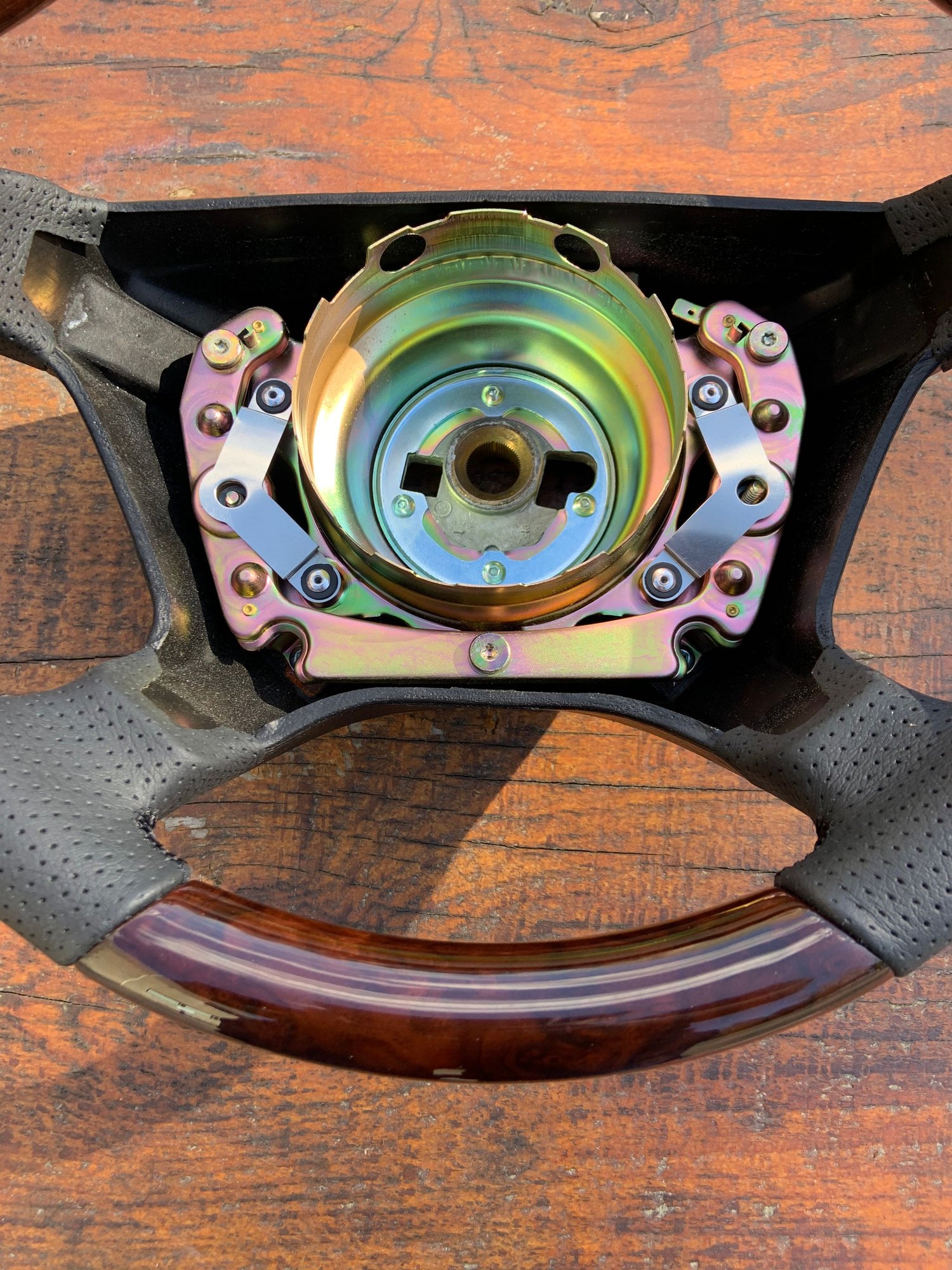 Steering/Suspension - Burl Wood Reupholstered Steering wheel w210 - New - 2000 to 2002 Mercedes-Benz E55 AMG - Woodinville, WA 98072, United States