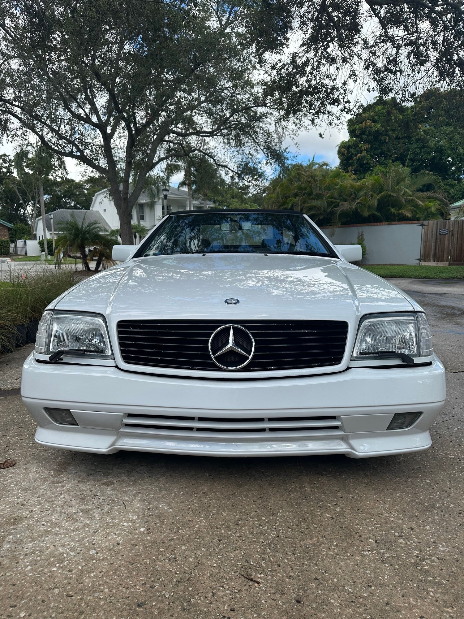 1991 Mercedes-Benz 500SL - 1991 MERCEDES BENZ SL500 OEM AMG KIT + AERO 3 III RARE CLASSIC 500 SL R129 - Used - VIN WDBFA66E0MF029948 - 113,200 Miles - 8 cyl - 2WD - Automatic - Convertible - White - Largo, FL 33777, United States