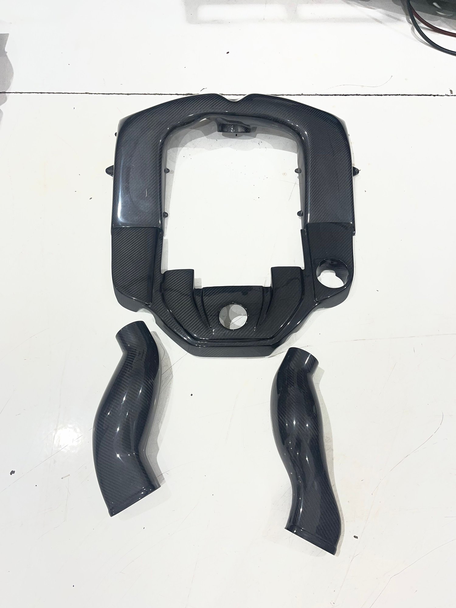 Engine - Intake/Fuel - W211 carbon airbox, engine cover and snorkels stock size throttle body - New - 2003 to 2006 Mercedes-Benz E55 AMG - Round Rock, TX 78665, United States