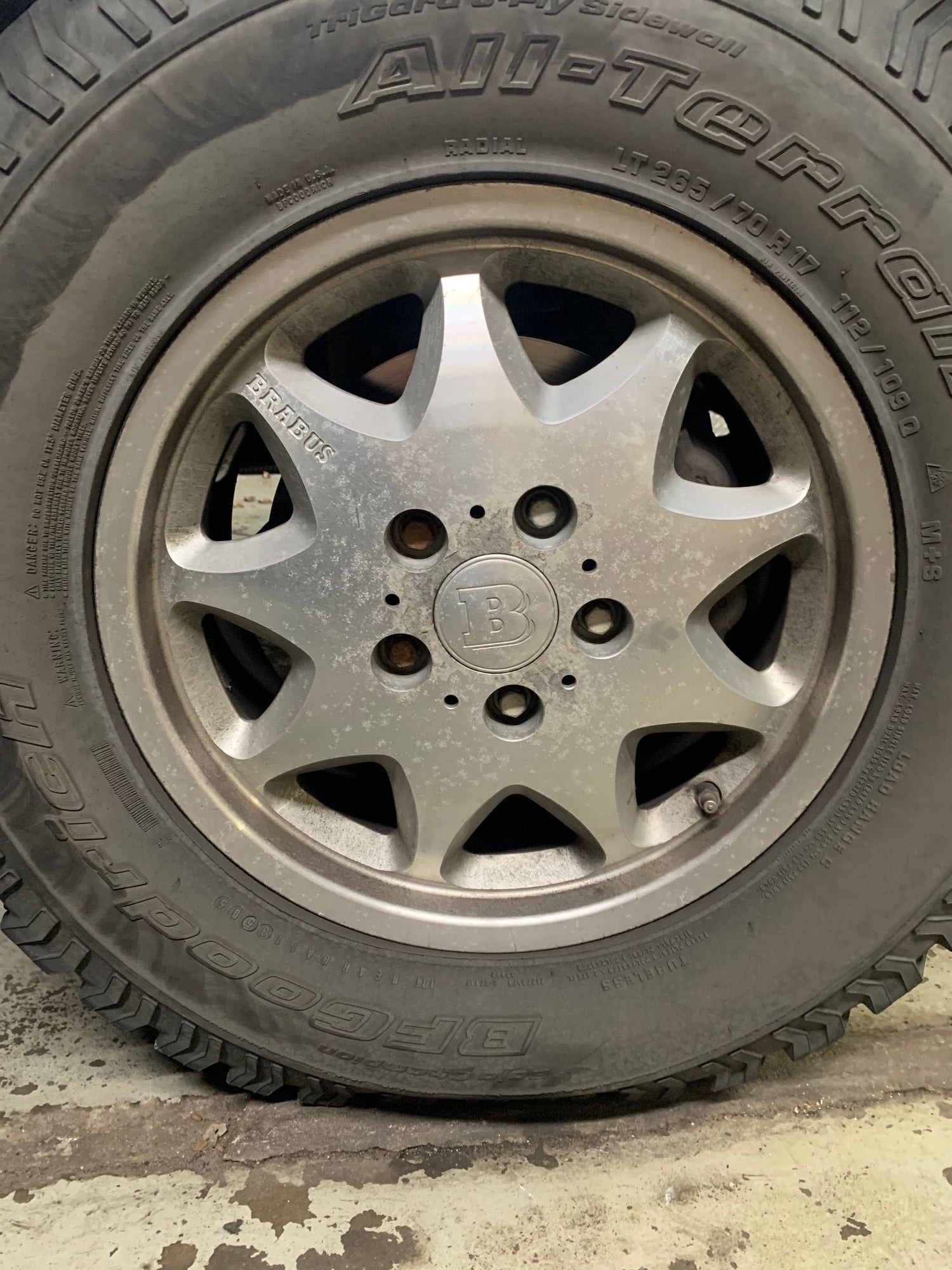 Wheels and Tires/Axles - BRABUS MONOBLOCK 3 WHEELS(5) G460/463 CLASS. BF GOODRICH ALL TERRAIN TIRES ARE FRESH - Used - All Years Mercedes-Benz G500 - St Louis, MO 63117, United States