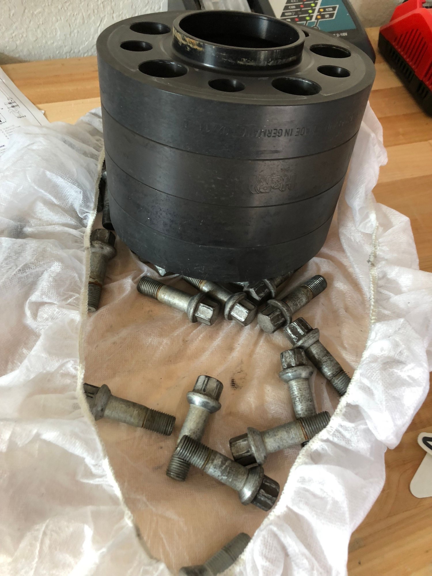 Wheels and Tires/Axles - like new front and rear H & R 31mm spacers and bolts for a G-wagen.. - Used - Houston, TX 77056, United States