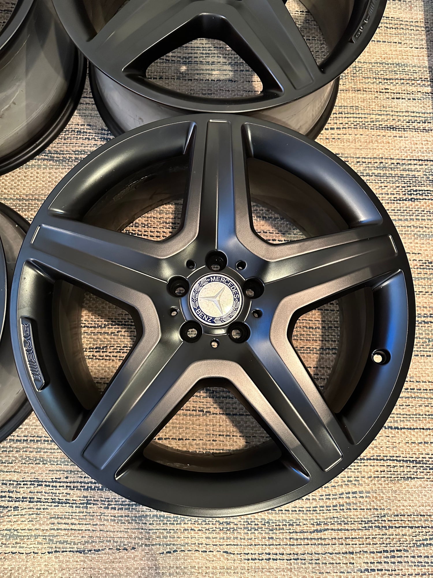 Wheels and Tires/Axles - 20" OEM Mercedes Benz GL ML AMG Wheels - Like NEW - Satin Black - Used - 0  All Models - Plymouth, MN 55447, United States