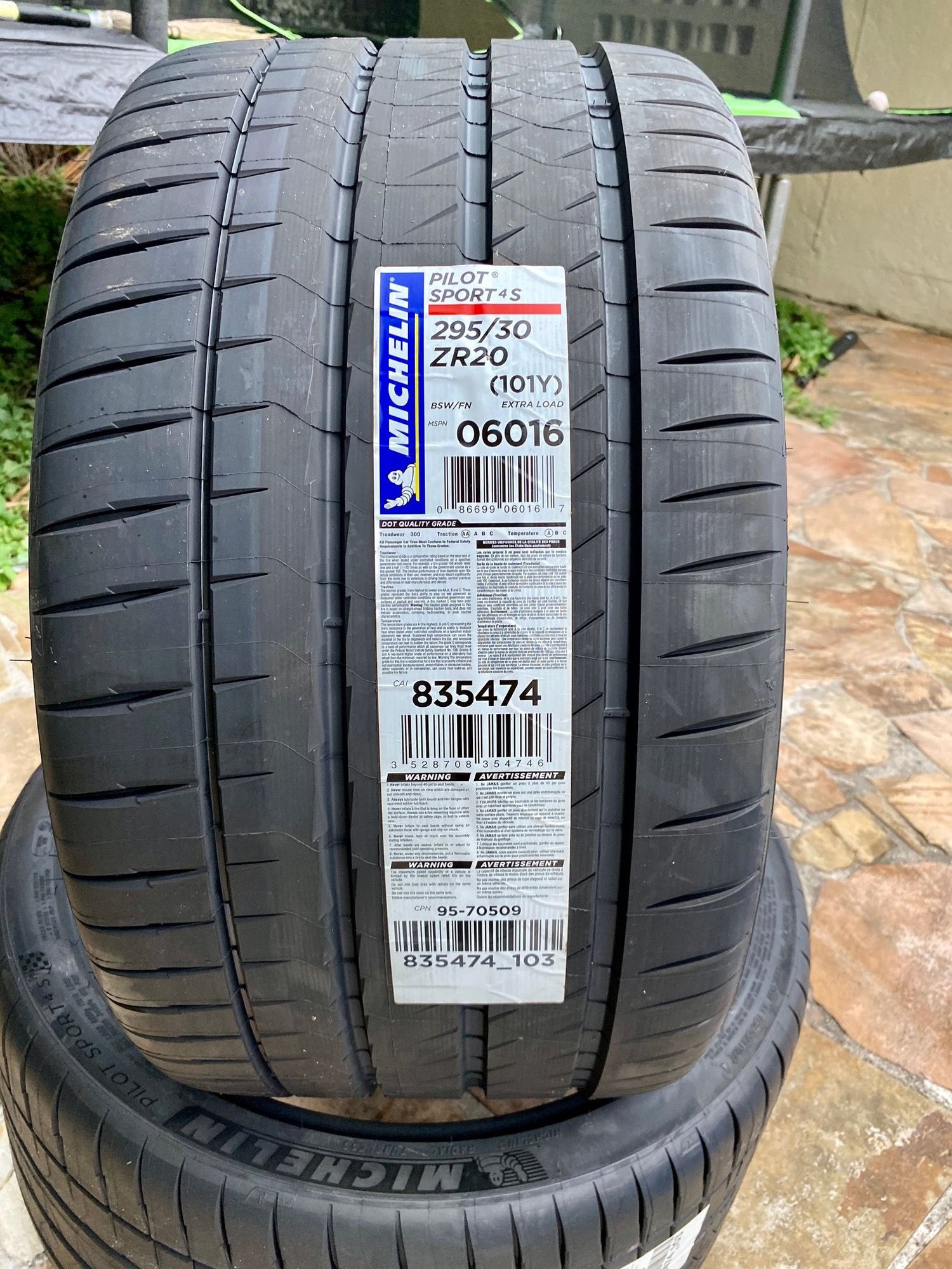Wheels and Tires/Axles - (2) Michellin Pilot Sport 4s, Brand NEW, 295/30/20 - New - Miami, FL 33185, United States