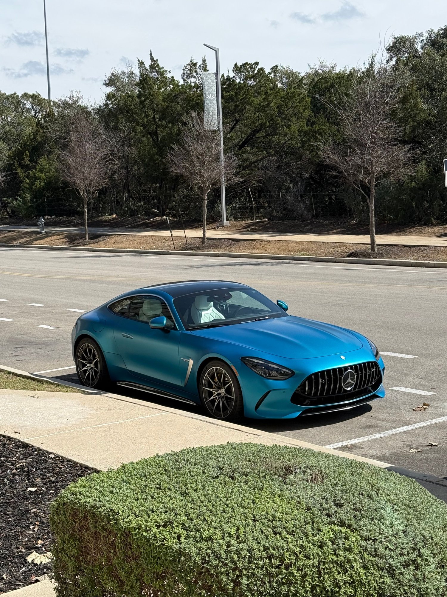 2024 Mercedes-Benz AMG GT - 2024 AMG GT 55 For Sale - Used - VIN W1KRJ8ABXRF002907 - 3,000 Miles - 8 cyl - AWD - Automatic - Coupe - Blue - San Antonio, TX 78255, United States