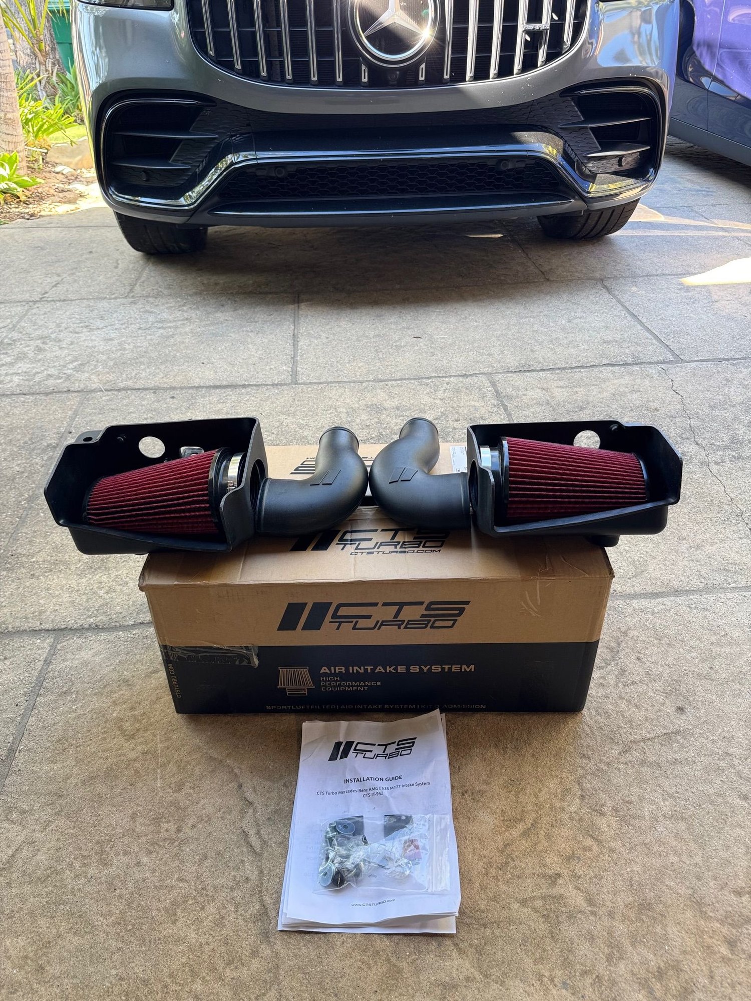 Engine - Intake/Fuel - CTS Turbo M177/W213 E63/E63S, AMG GT 63/63S, AMG GLE63S, AMG 63S, and GLS63 Intake - Used - 2017 to 2022 Mercedes-Benz E63 AMG - Santa Barbara, CA 93110, United States
