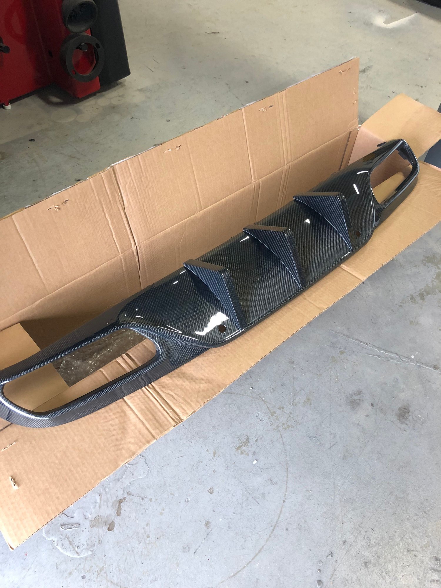 Exterior Body Parts - ModeCaron W205 C63 coupe diffuser - Used - 2017 to 2019 Mercedes-Benz C63 AMG S - Victoria, BC V8W1K2, Canada