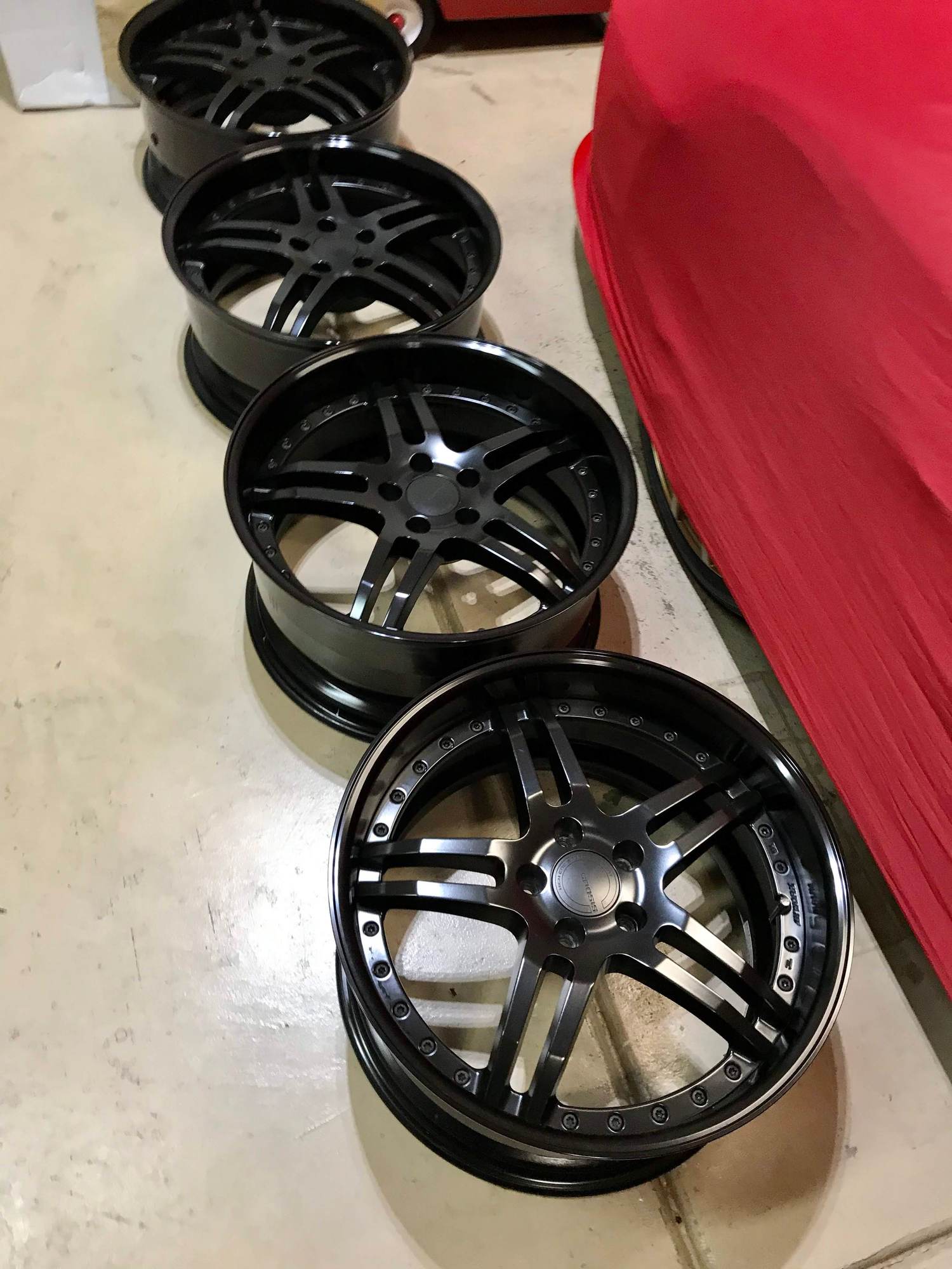 Wheels and Tires/Axles - WORK Gnosis GS II shadow series 19x8.5 / 19x9.5 with new Falken Azenis tires - Used - Rancho Cucamoga, CA 91739, United States
