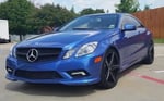 2011 E550 Coupe Mauritius Blue with 20