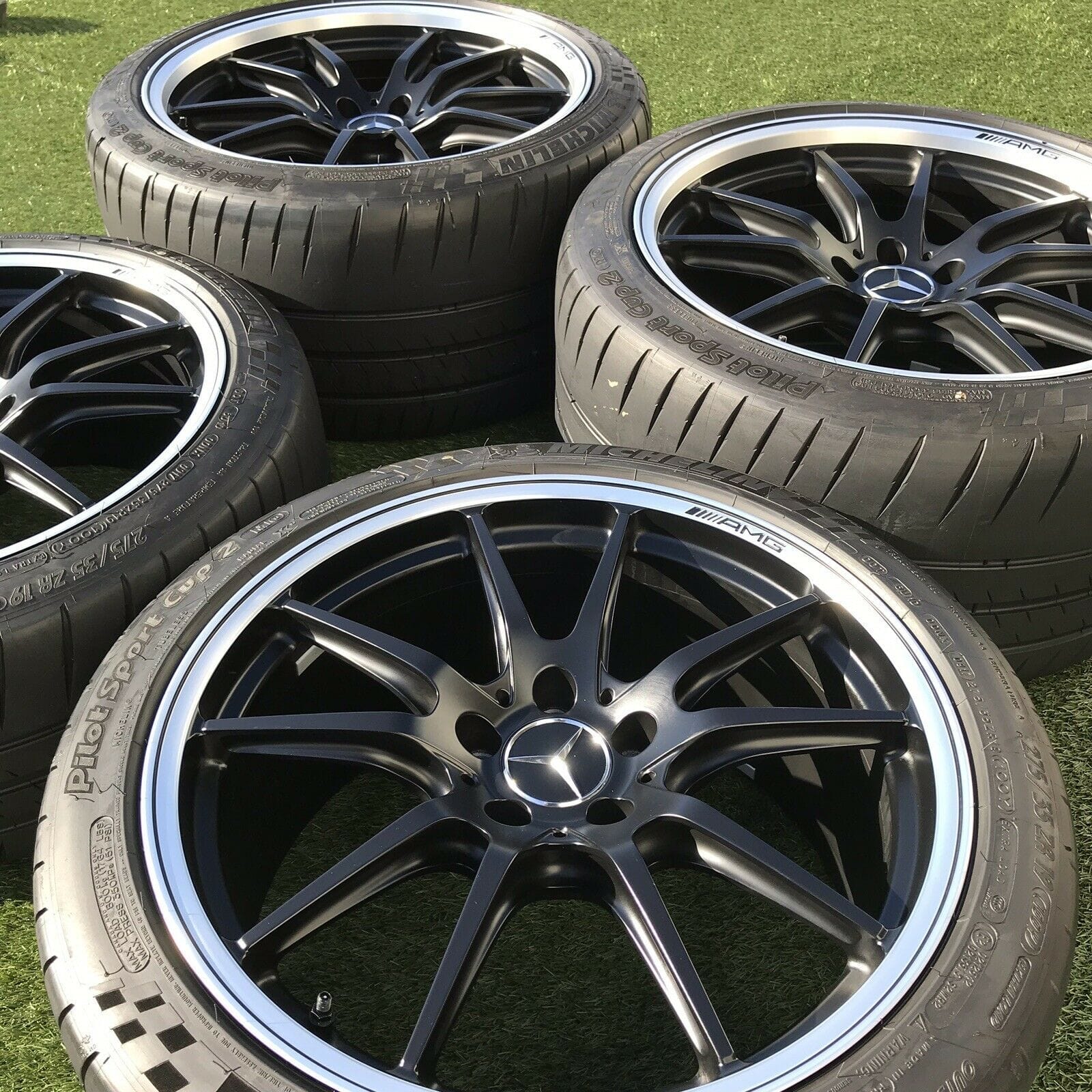 Wheels and Tires/Axles - 19" 20" Mercedes AMG OEM Wheels & Tires (Willing to remove tires) - Used - Corona, CA 92882, United States