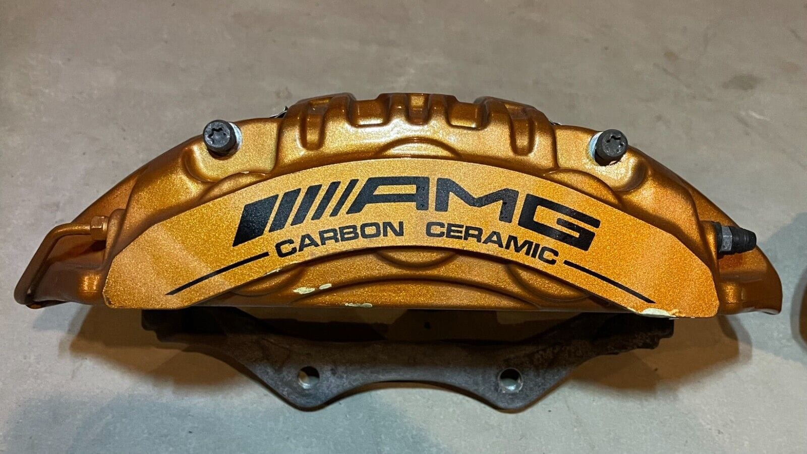 Brakes - E63 AMG W212 Two Front Brake Calipers 2124219798 2124219998 CCB Gold - Used - All Years  All Models - Mississauga, ON L5M1M3, Canada