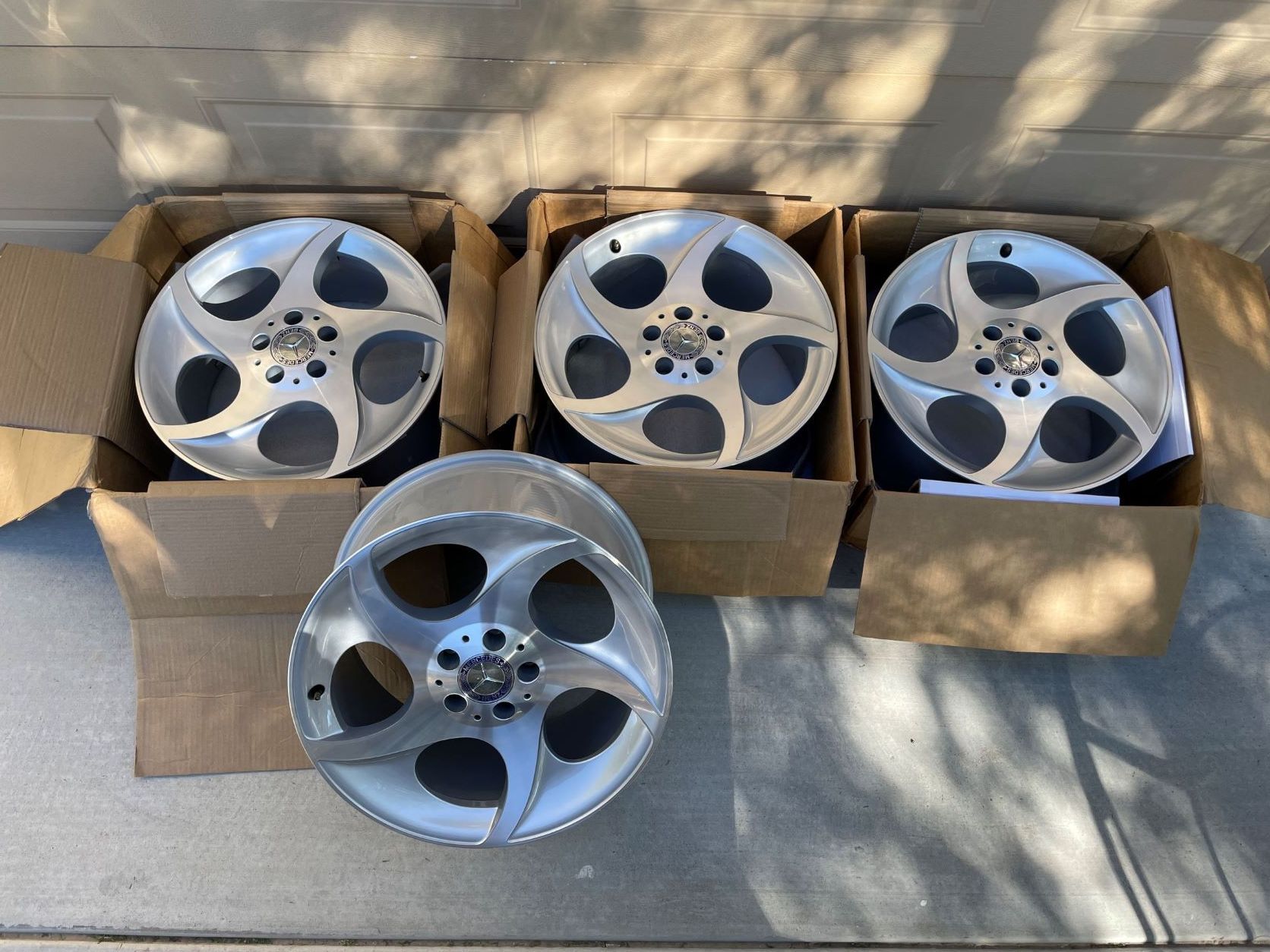 Wheels and Tires/Axles - LIKE NEW SL600 Turbine wheels - Used - 2003 to 2012 Mercedes-Benz SL-Class - Las Vegas, NV 89149, United States