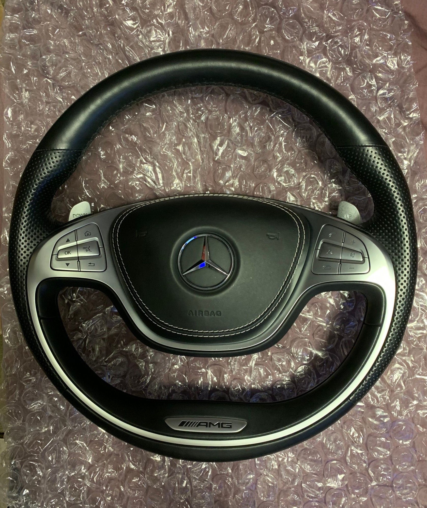 Steering/Suspension - 2015 S63 Steering Wheel *OEM* - Used - 2015 to 2017 Mercedes-Benz S63 AMG - Boston, MA 02170, United States