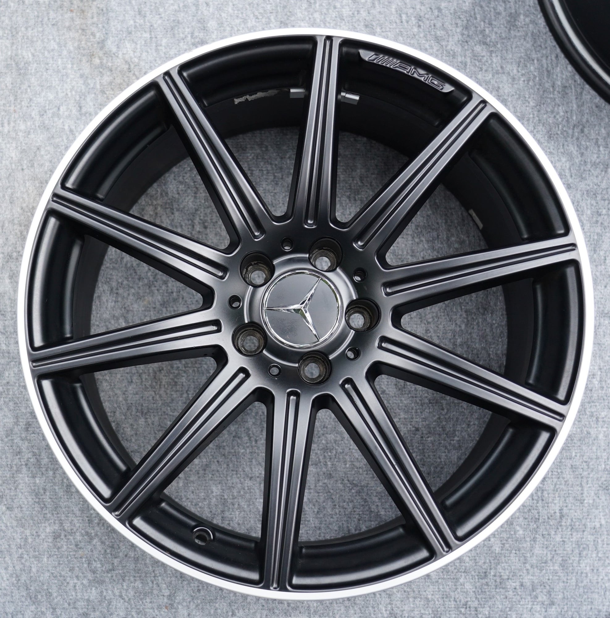 Wheels and Tires/Axles - E63S AMG 2014 WHEELS, SET OF 4 BLACK OEM 19" STAGGERED - Used - 2014 to 2016 Mercedes-Benz E63 AMG S - Atlanta, GA 30319, United States