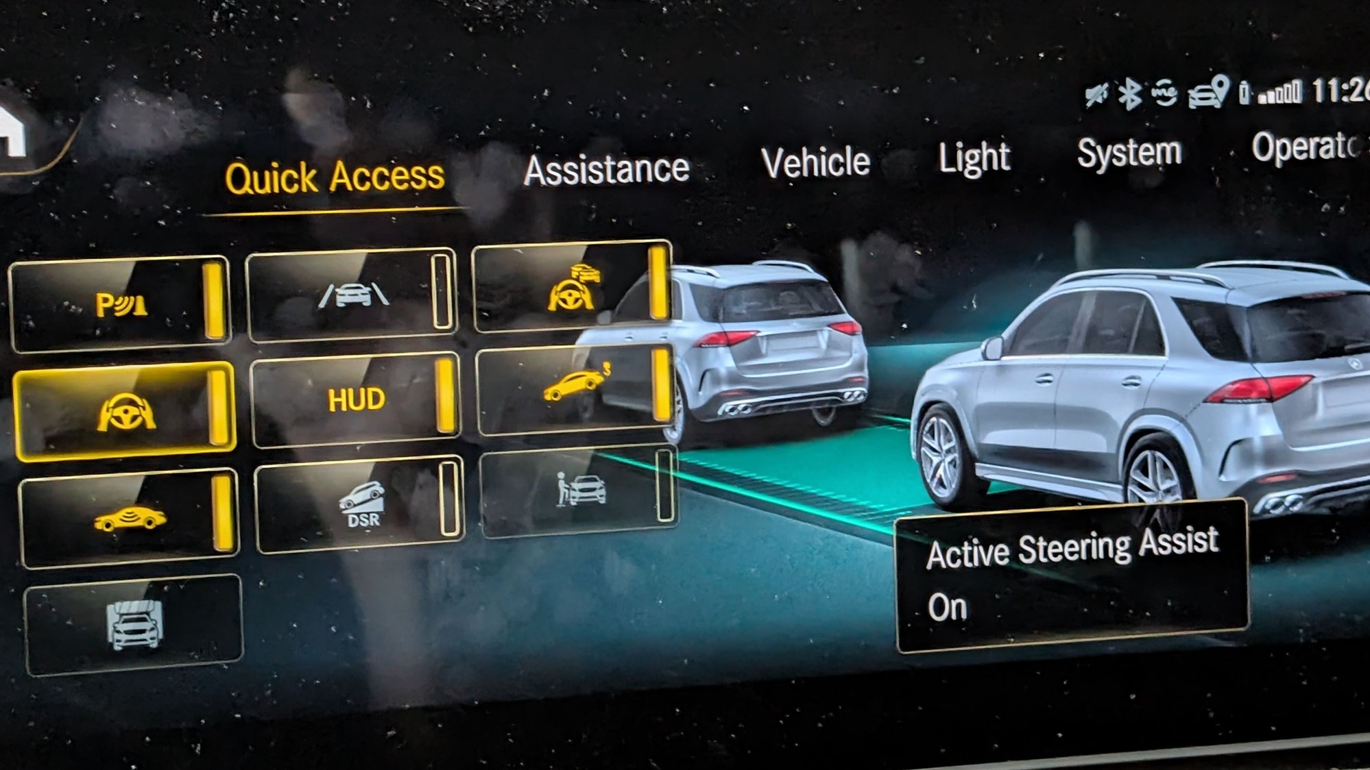 My 2021 53 Quick access menu