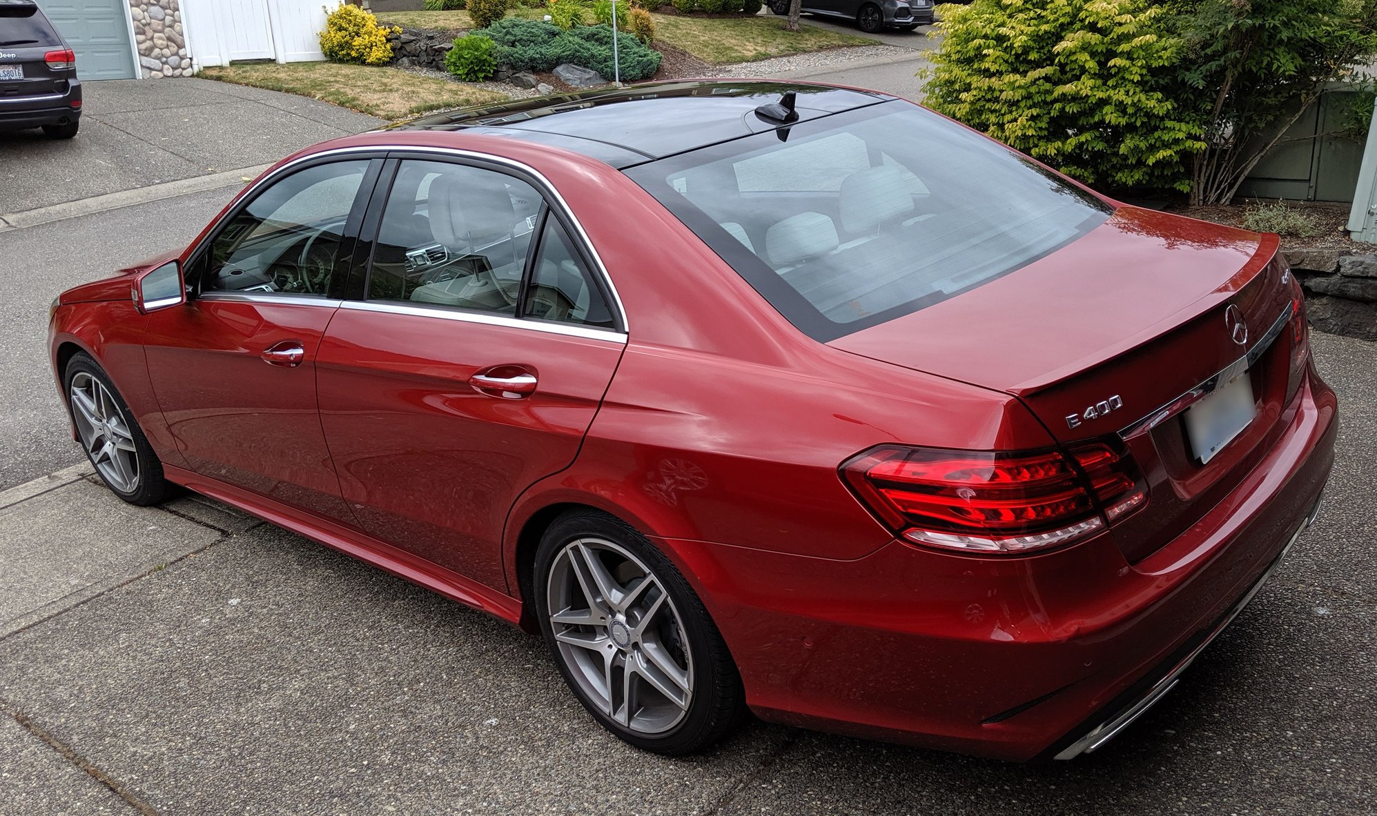 Beautiful! Red Mercedes E400 4MATIC Forums