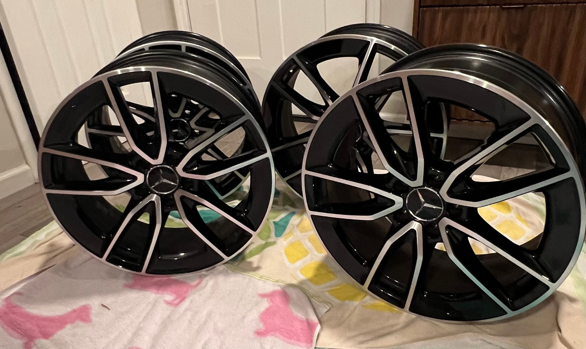 Wheels and Tires/Axles - Mercedes Benz AMG C43 19” wheels set of 4 OEM - Used - -1 to 2027  All Models - Savannah, GA 31410, United States
