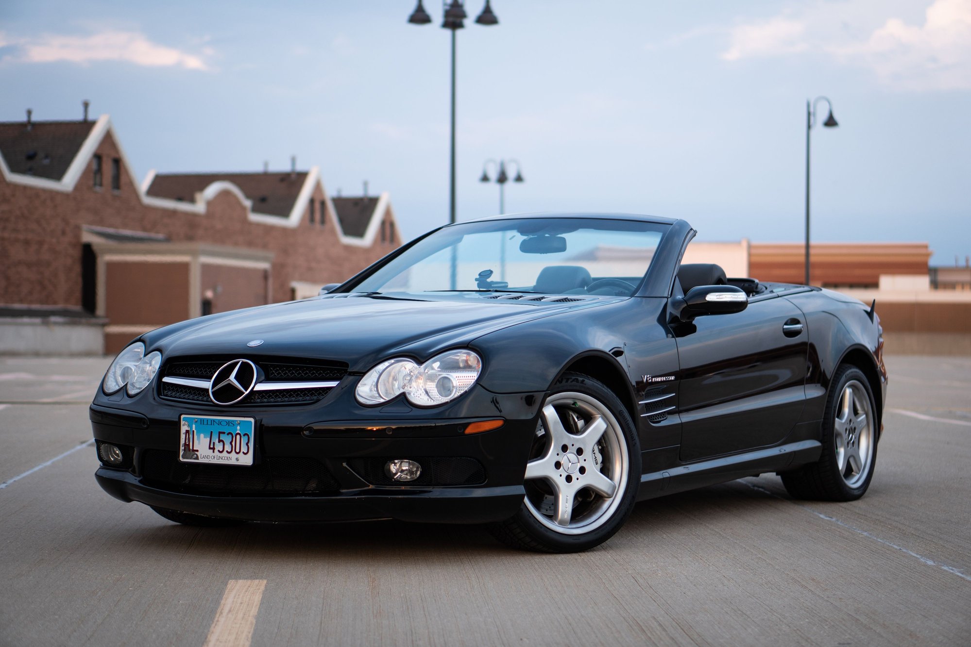 2004 Mercedes-Benz SL55 AMG - Immaculate SL55 - Extensive Service Records - REDUCED PRICE TO SELL - Used - VIN WDBSK74FX4F066373 - 74,400 Miles - 8 cyl - 2WD - Automatic - Convertible - Black - Glenview, IL 60025, United States