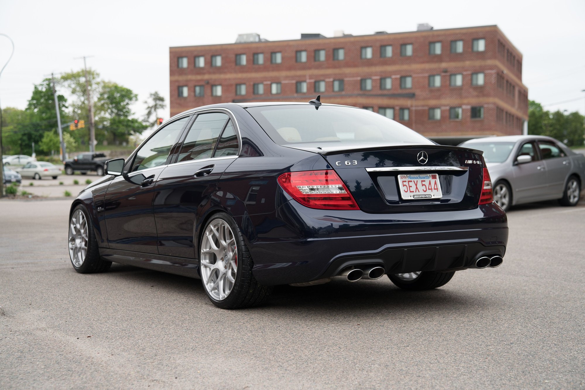 2012 Mercedes-Benz  - 2012 C63 - Lunar Blue Metallic P31 with 44O cooling kit, KW V3, HRE and more - Used - VIN WDDGF7HB8CA650341 - 68,800 Miles - 8 cyl - 2WD - Automatic - Sedan - Blue - Boston, MA 02124, United States