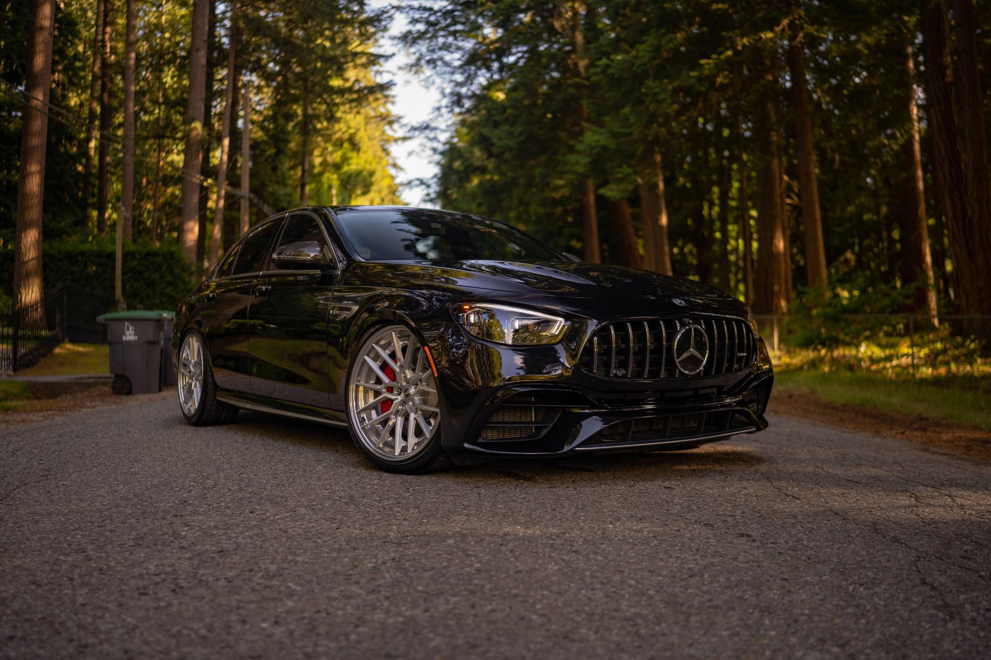 Wheels and Tires/Axles - 21” NLW FORGED 2PC Wheels with Tires + TPMS for W213 E63S (2017/present) - Used - 2017 to 2024 Mercedes-Benz E63 AMG S - Langley, BC V2Z1K7, Canada