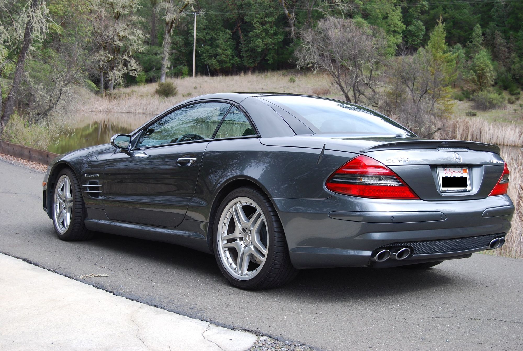 2007 Mercedes-Benz SL55 AMG - SL55 amg creampuff with prized 030 performance pack and full warranty - Used - VIN WDBSK72FX7F128832 - 27,500 Miles - 8 cyl - 2WD - Automatic - Coupe - Gray - Willits, CA 95490, United States