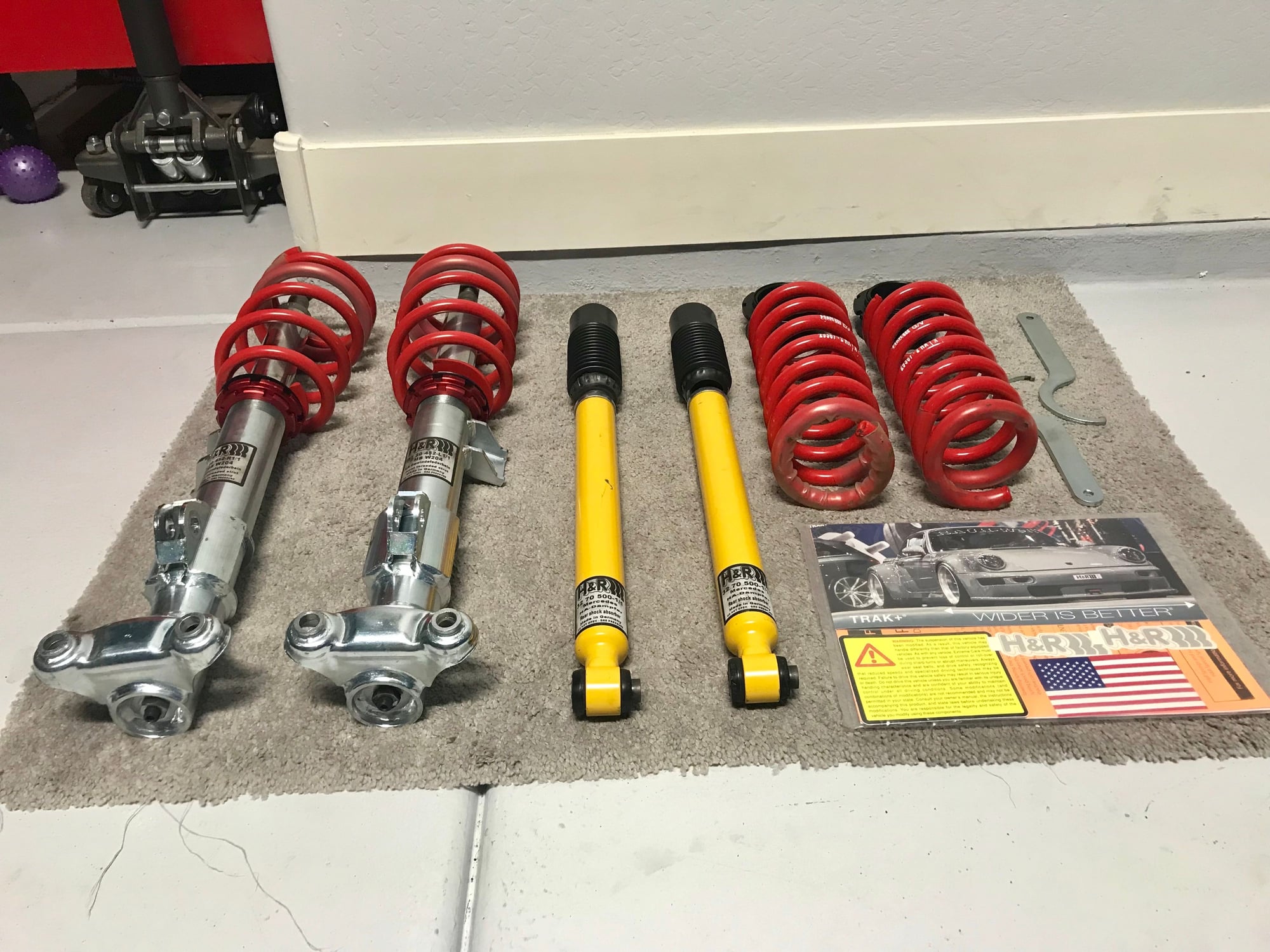 Steering/Suspension - H&R Performance Coil-Overs Like New - Used - 2008 to 2015 Mercedes-Benz C63 AMG S - Peoria, AZ 85383, United States
