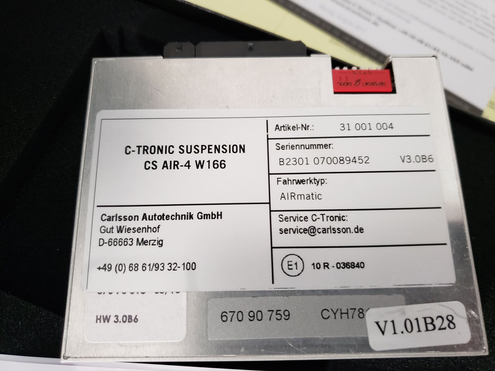 Steering/Suspension - FS Brand new Lowering module - C Tronic by Carlsson for W166, X166/ AMG63 - New - 2012 to 2015 Mercedes-Benz ML63 AMG - Seal Beach, CA 90740, United States