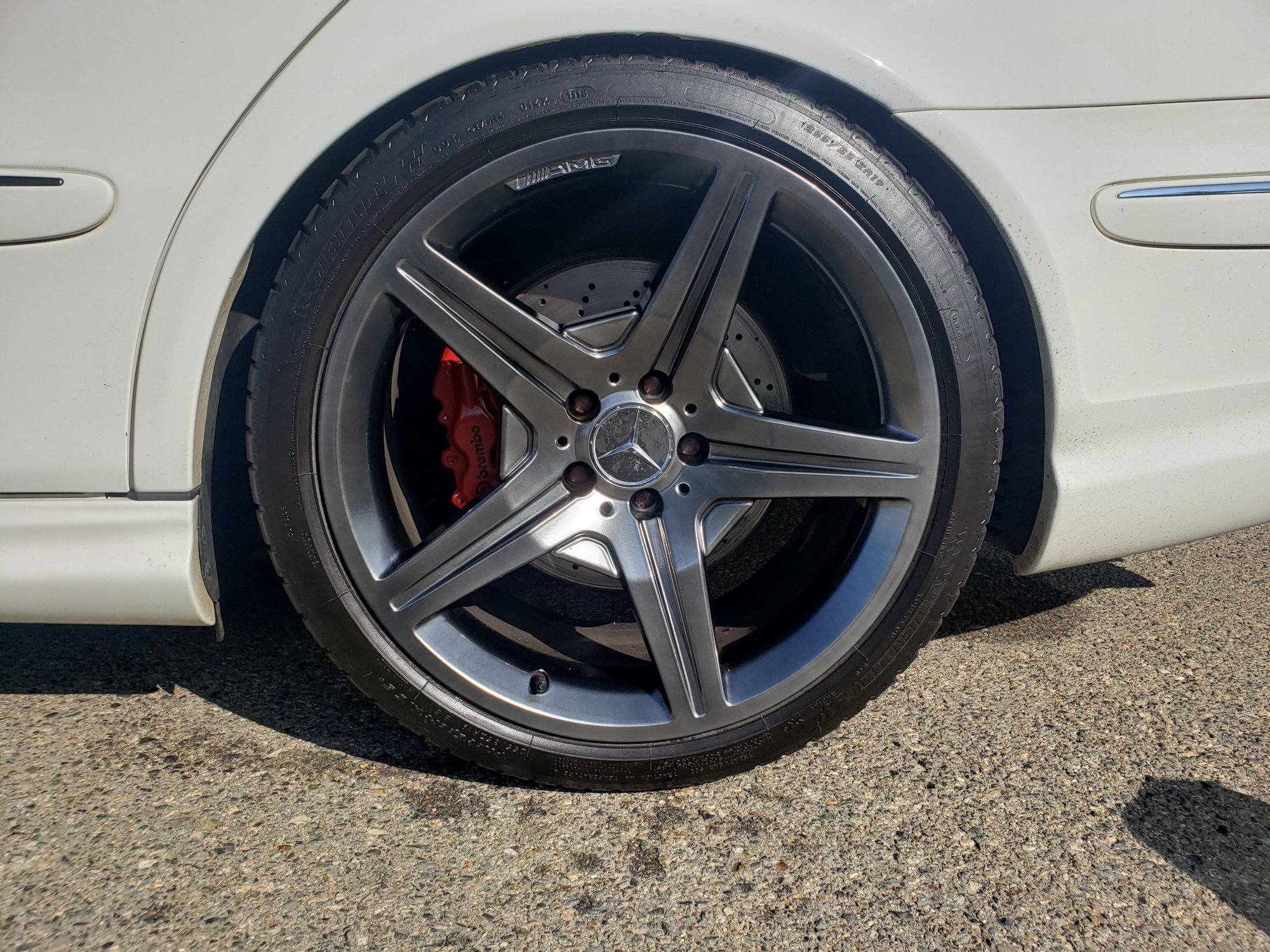 Wheels and Tires/Axles - Genuine AMG Mercedes alloy wheels rims 19 graphite gray e sl s  c cls - Used - 1985 to 2020 Mercedes-Benz All Models - Orange, CA 92869, United States