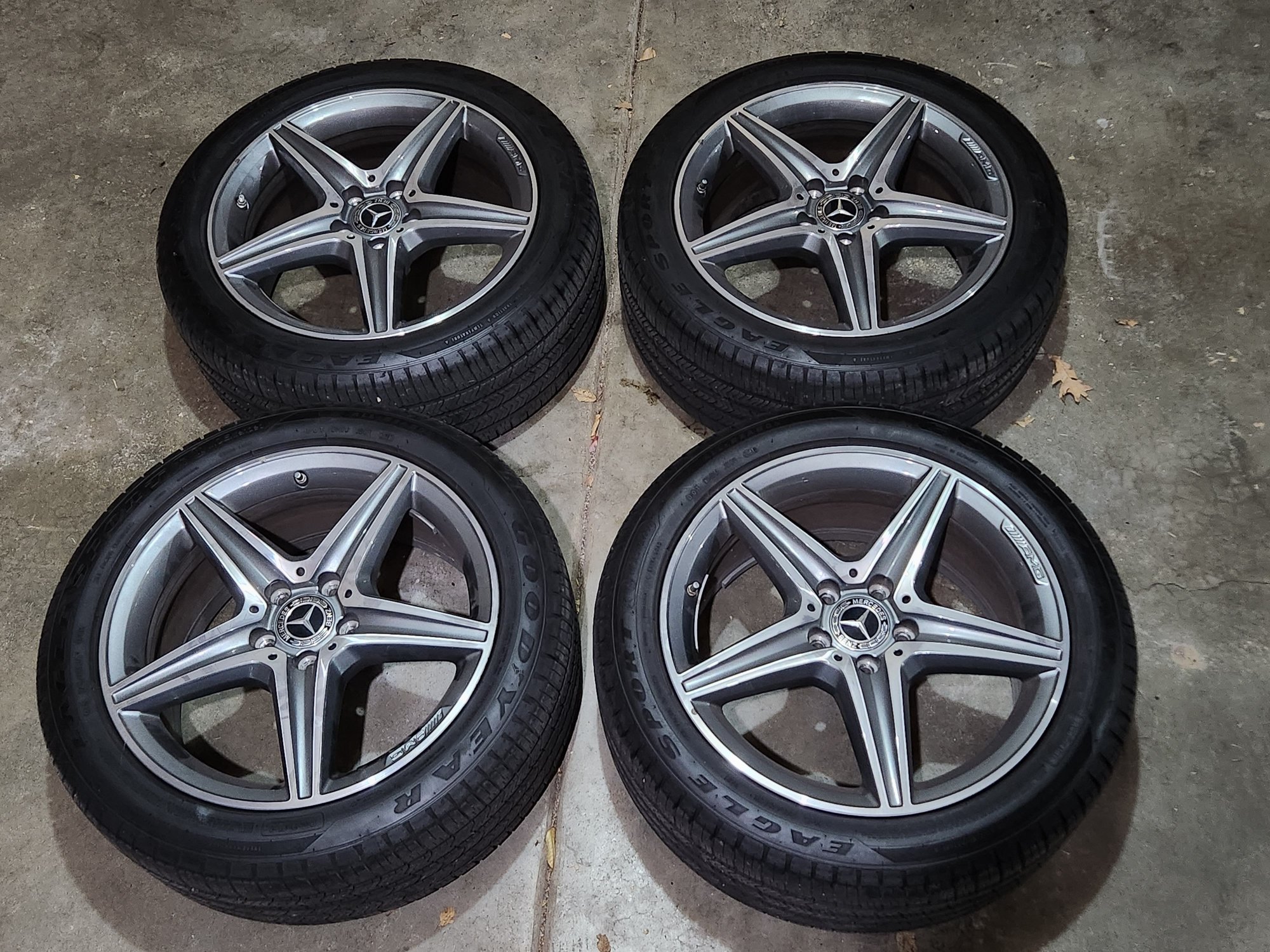 Wheels and Tires/Axles - FS: 18" Mercedes Benz W213 AMG A2134011800 wheels & Goodyear tires - Used - 2017 to 2022 Mercedes-Benz E450 - 2017 to 2022 Mercedes-Benz E300 - St. Louis, MO 63123, United States