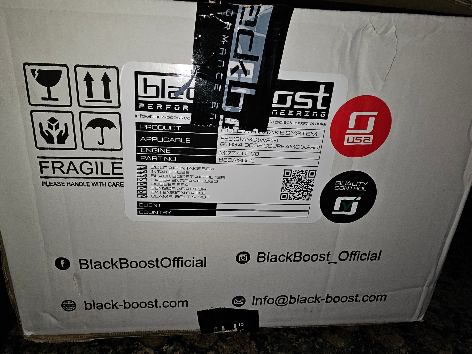 Engine - Intake/Fuel - BlackBoost Air Intake for W213 E63 - New - 2018 to 2021 Mercedes-Benz E63 AMG S - Palm Harbor, FL 34685, United States