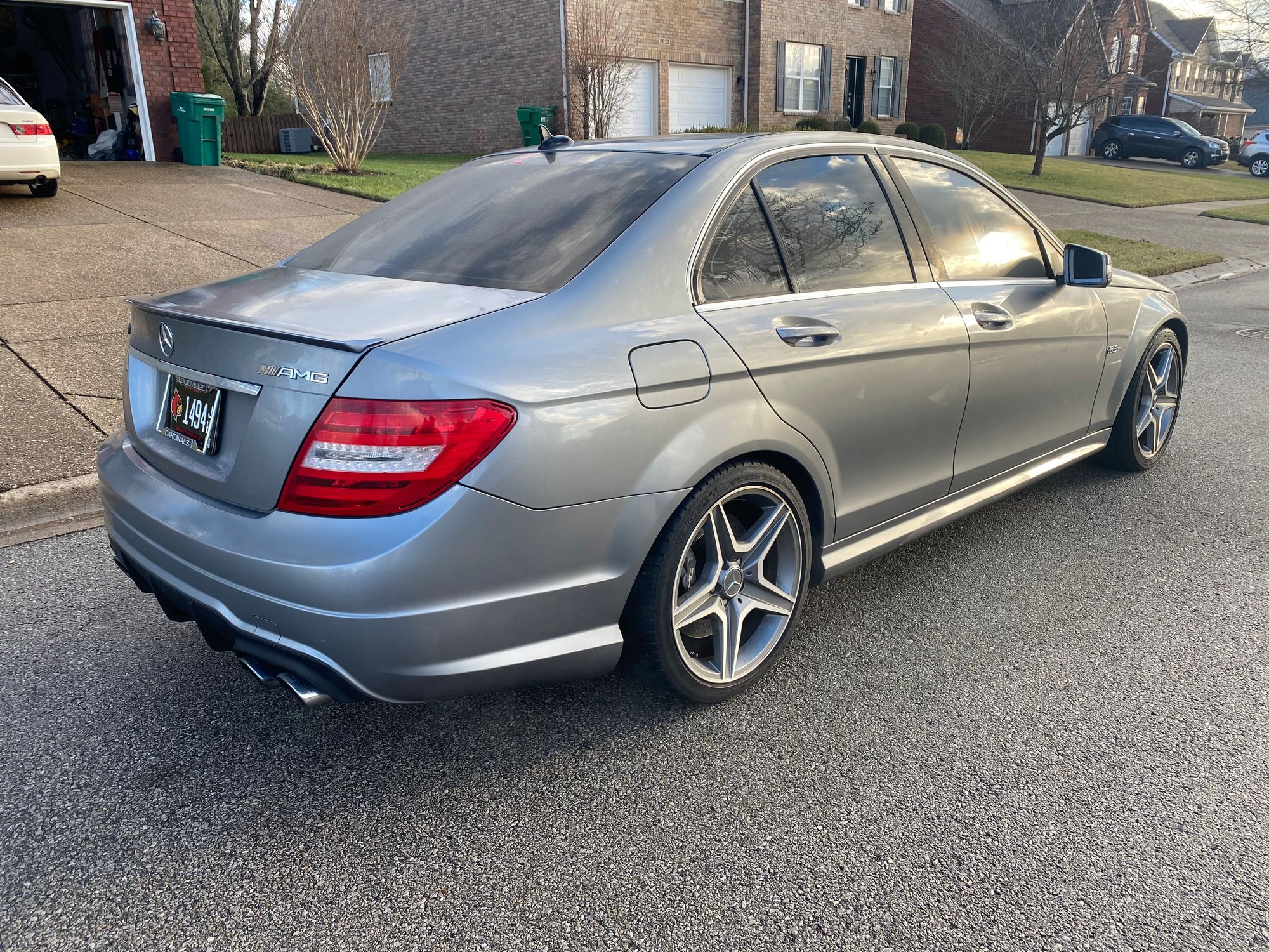 2012 Mercedes-Benz C63 AMG - 2012 C63 - 41k miles - Priced to Sell - Used - VIN WDDGF7HB6CA721729 - 41,743 Miles - 8 cyl - 2WD - Automatic - Sedan - Gray - Louisville, KY 40245, United States