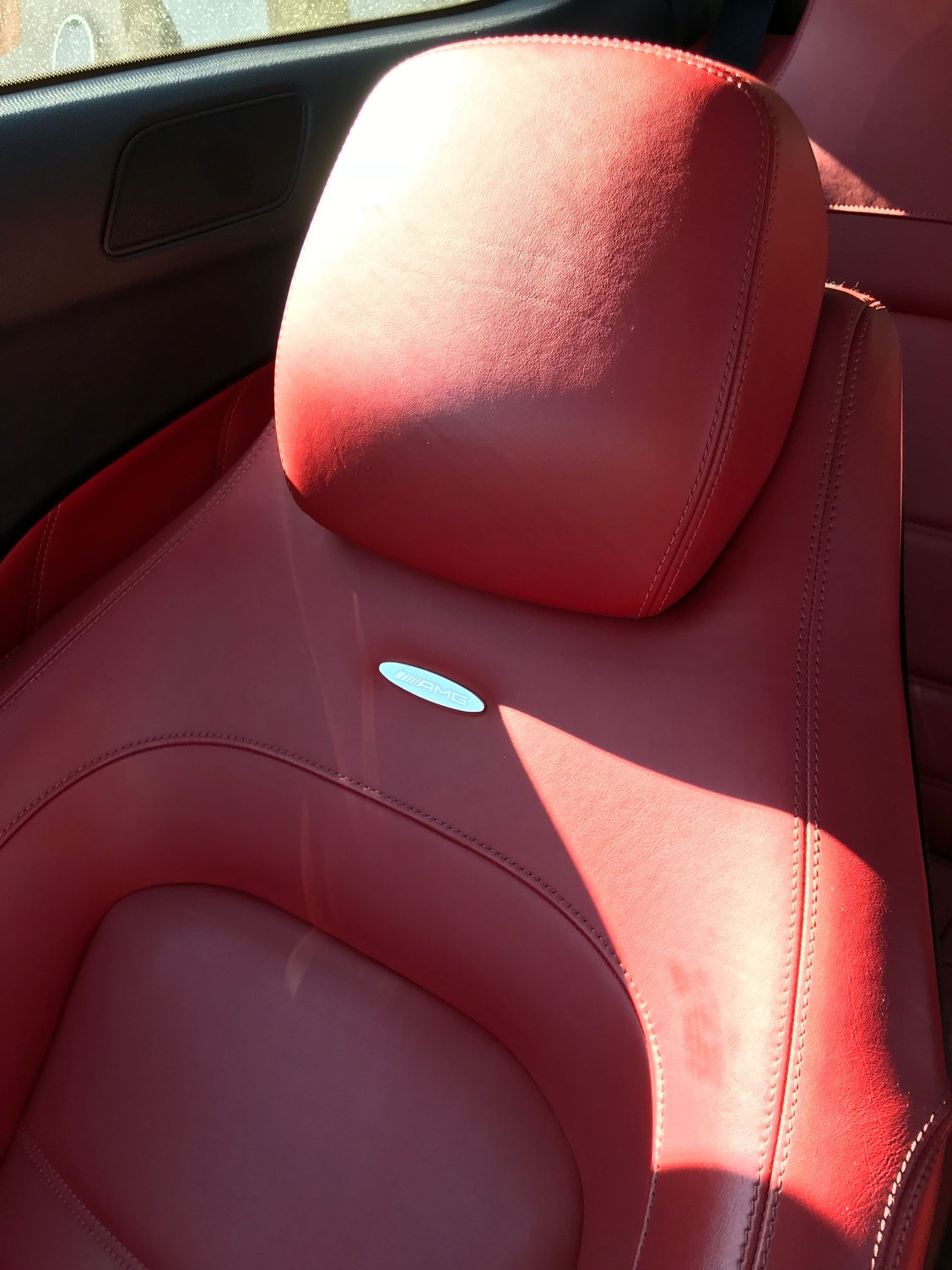 Facelift C63 Coupe Red Interior Full Interior + Carbon Fiber Trim