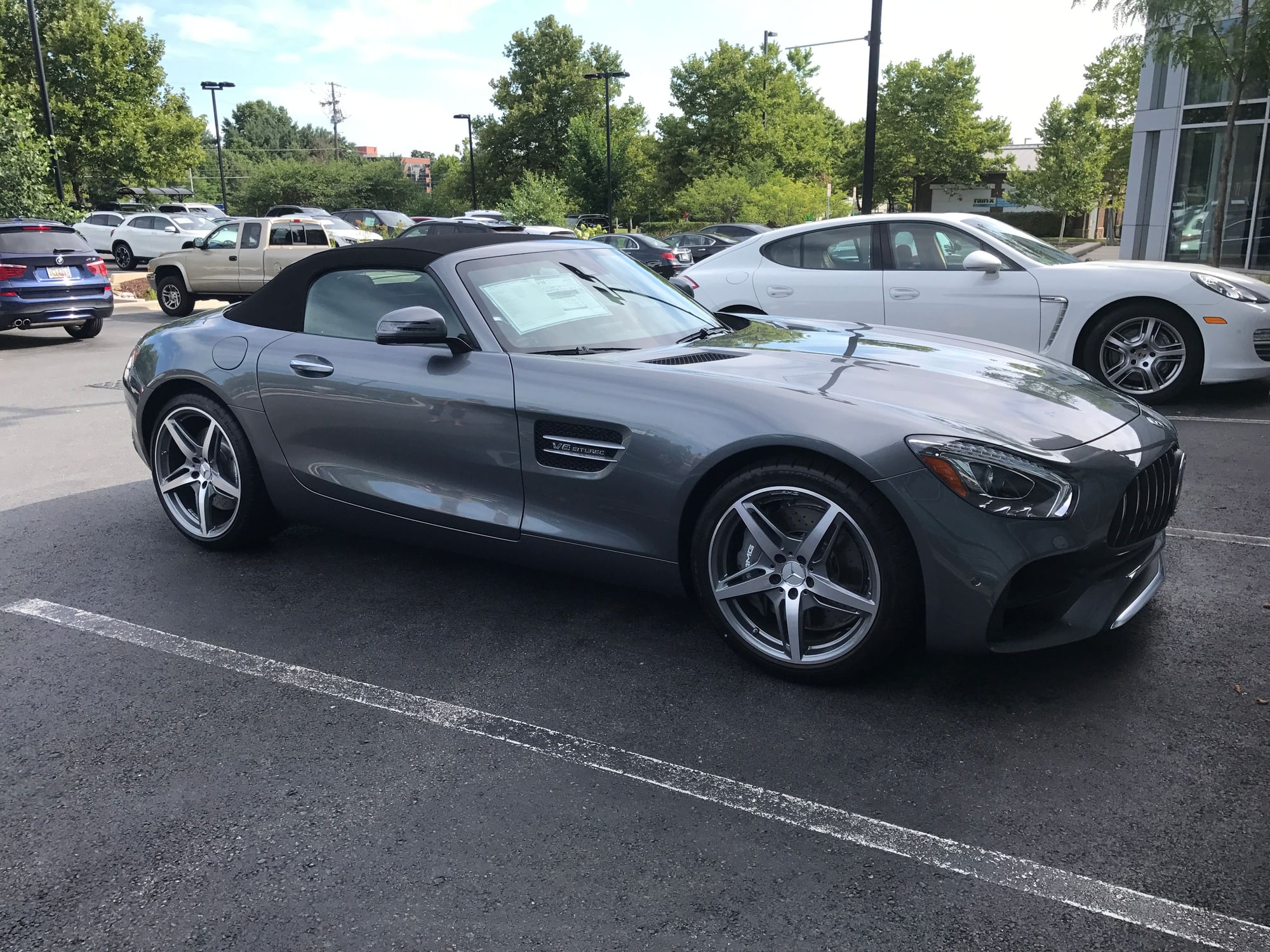 Wheels and Tires/Axles - AMG GT/GTS OEM Split Spoke Wheels and Tires Very Low miles Michelin Super Sport Tires - Used - 2016 to 2019 Mercedes-Benz AMG GT - Mclean, VA 22101, United States