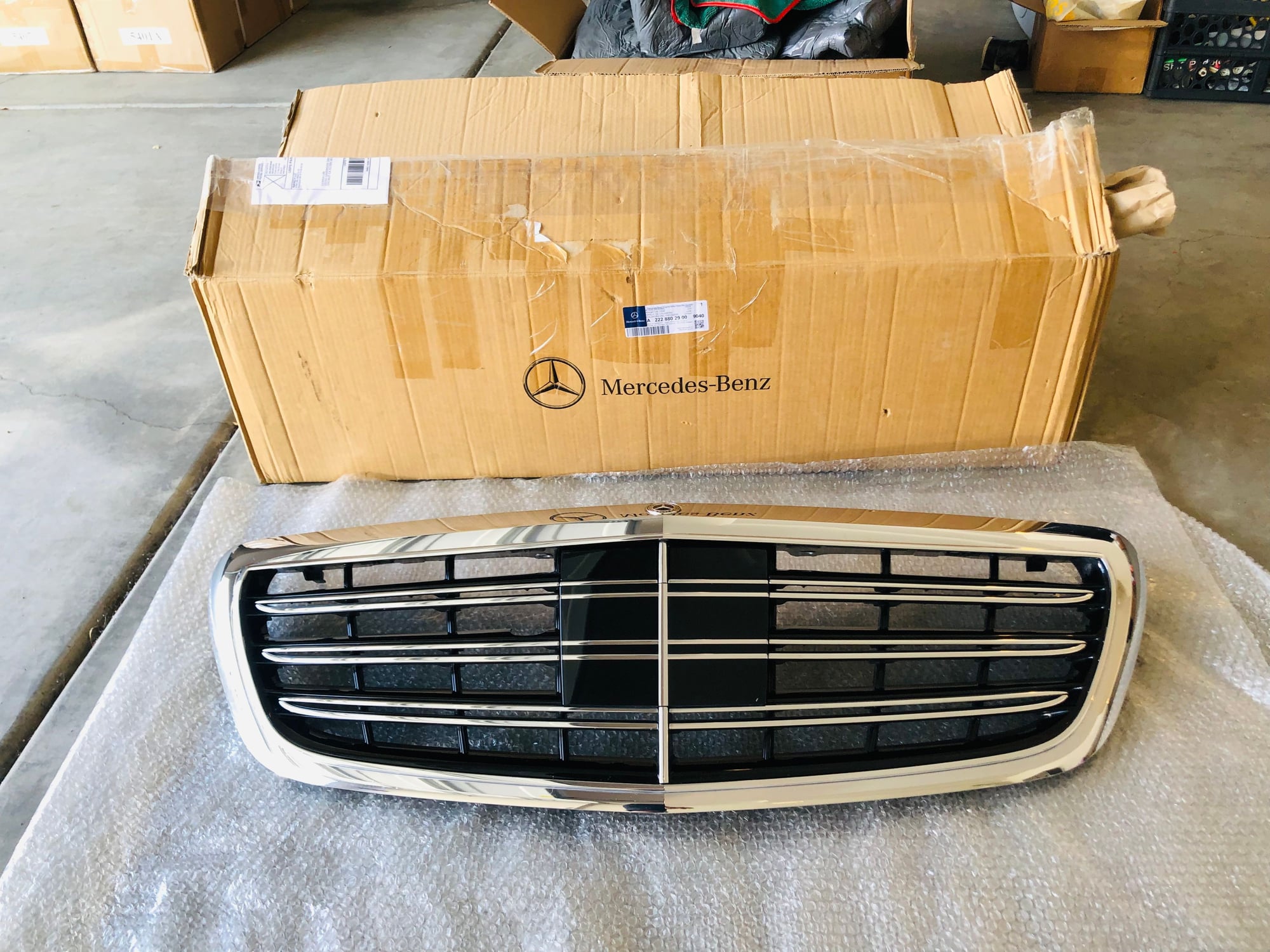 Exterior Body Parts - Mercedes OEM +2018 W222 Sedan S Class Front Grille - New - 2014 to 2020 Mercedes-Benz S63 AMG - Daimond Bar, CA 91765, United States