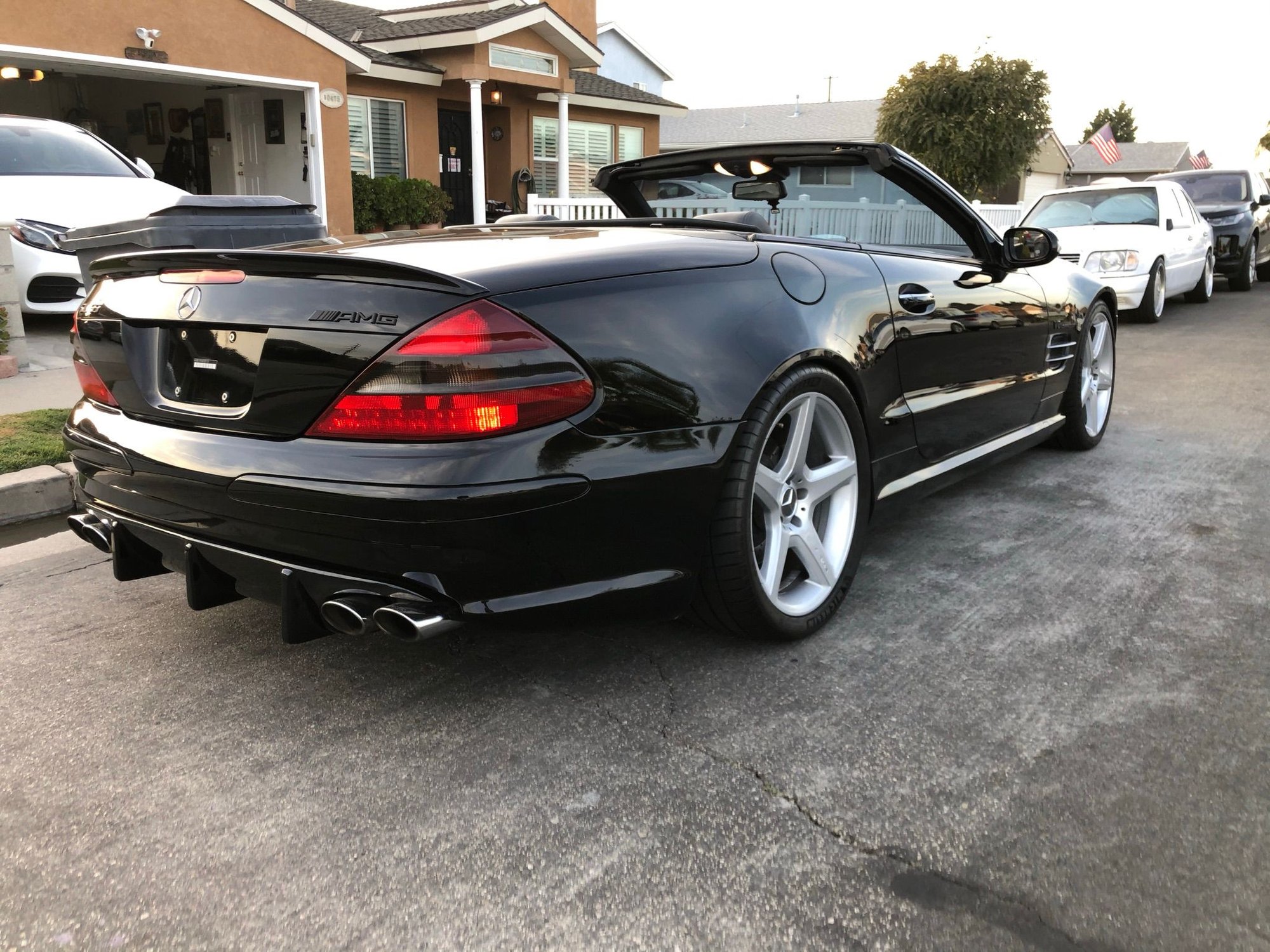 2003 Mercedes-Benz SL55 AMG - Feeler: Sl55 AMG - Used - VIN WDBSK74FX3F035123 - 115,000 Miles - 8 cyl - 2WD - Automatic - Convertible - Black - Cypress, CA 90630, United States