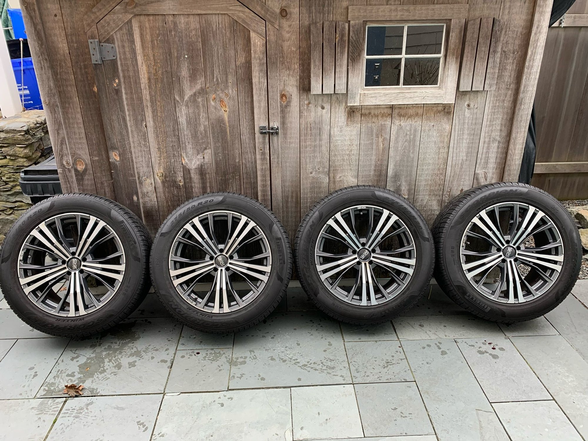 Wheels and Tires/Axles - Four OZ Cortina 20” wheels with Pirelli Scorpion winter tires and TPMS for C292 GLE63 - Used - 2015 to 2019 Mercedes-Benz GLE63 AMG S - Bristol, RI 02809, United States