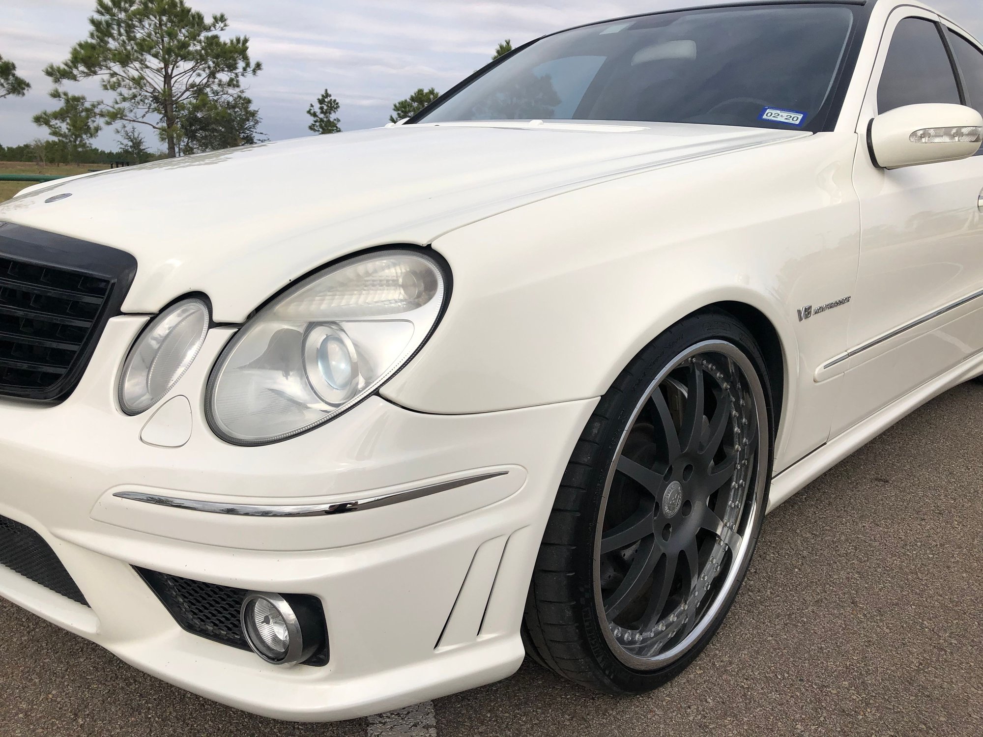 2006 Mercedes-Benz E55 AMG - 2006 Mercedes-Benz E55 - Used - VIN WDBUF76J76A881421 - 80,929 Miles - 8 cyl - 2WD - Automatic - Sedan - White - Cypress, TX 77433, United States