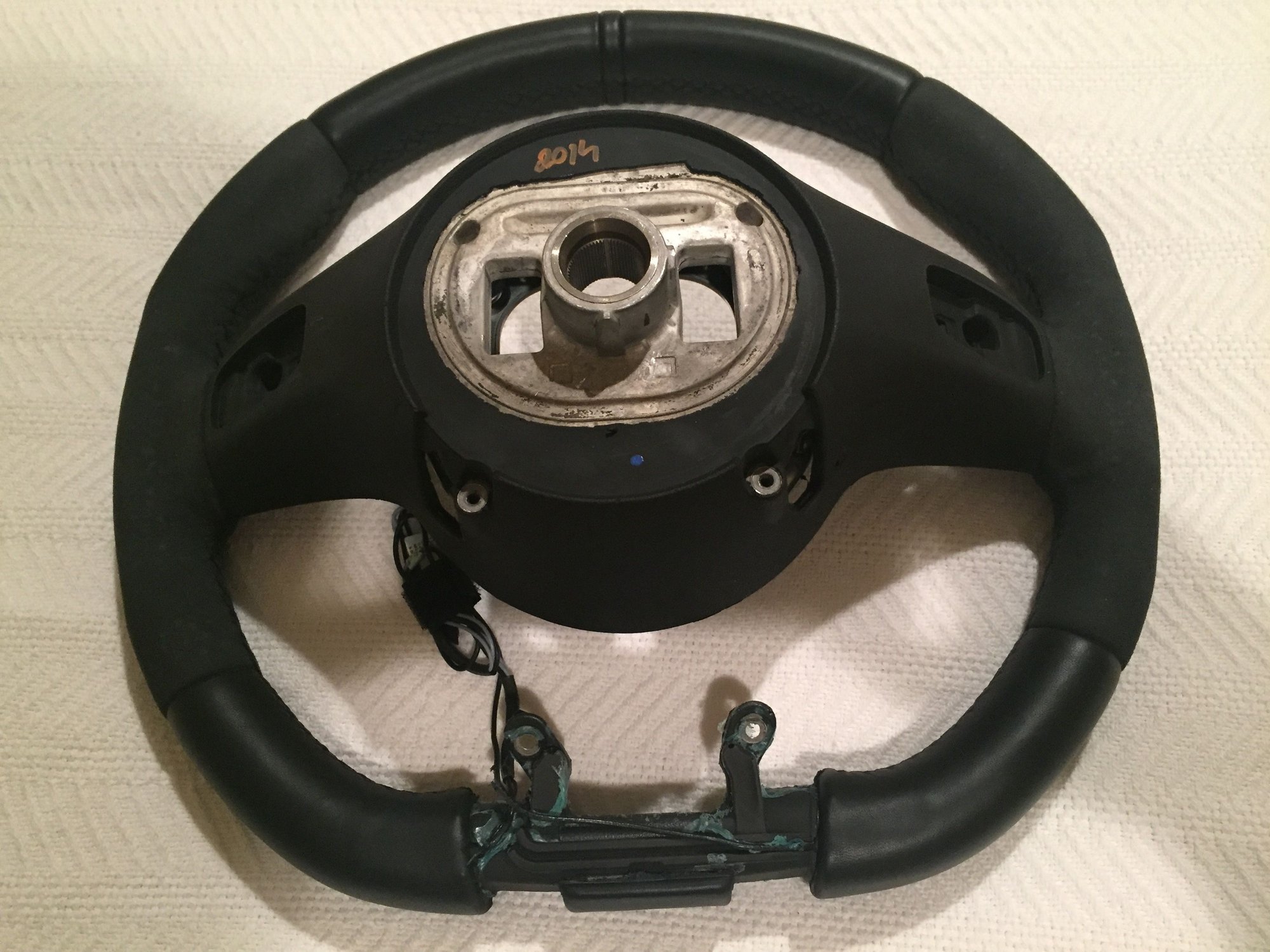 Interior/Upholstery - 2018 Mercedes S63 Steering wheel AMG Black Nappa Leather/DINAMICA - $900 (Gaith, MD) - Used - 2018 Mercedes-Benz S63 AMG - Gaithersburg, MD 20878, United States