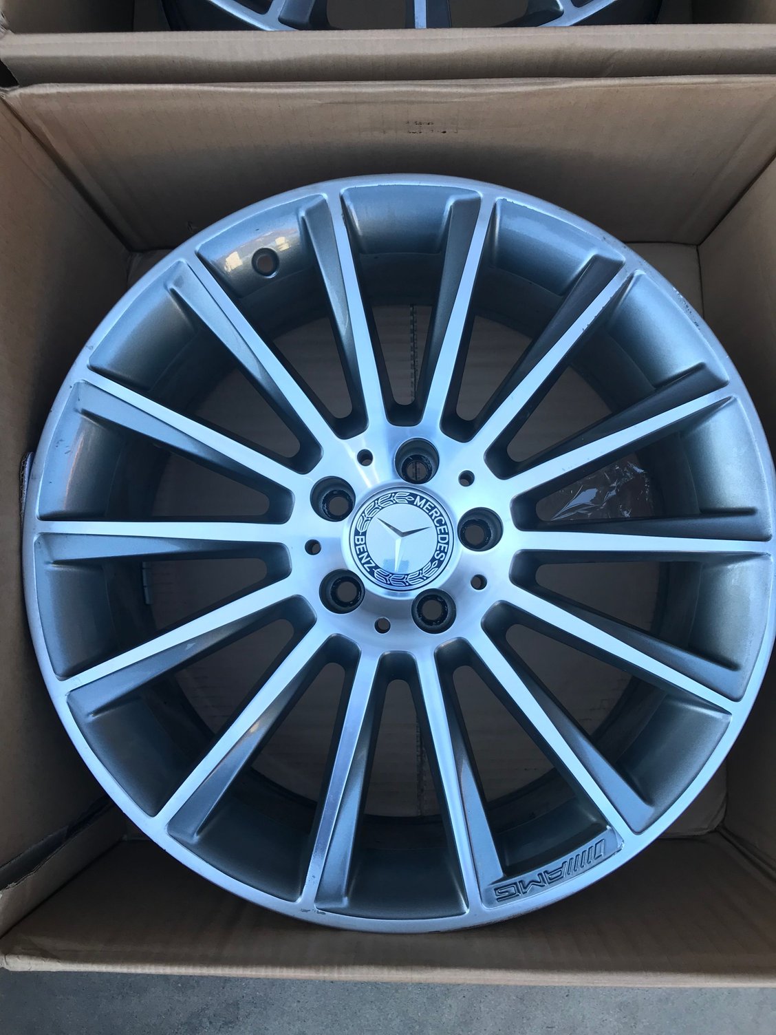 Wheels and Tires/Axles - W205- AMG 19" OEM MULTI SPOKE SET OF 4 WHEELS C300 C400 C450 C43 C63 - Used - 2015 to 2019 Mercedes-Benz C300 - 2015 Mercedes-Benz C400 - 2016 Mercedes-Benz C450 AMG - 2016 to 2019 Mercedes-Benz C43 AMG - Riverside, CA 92504, United States