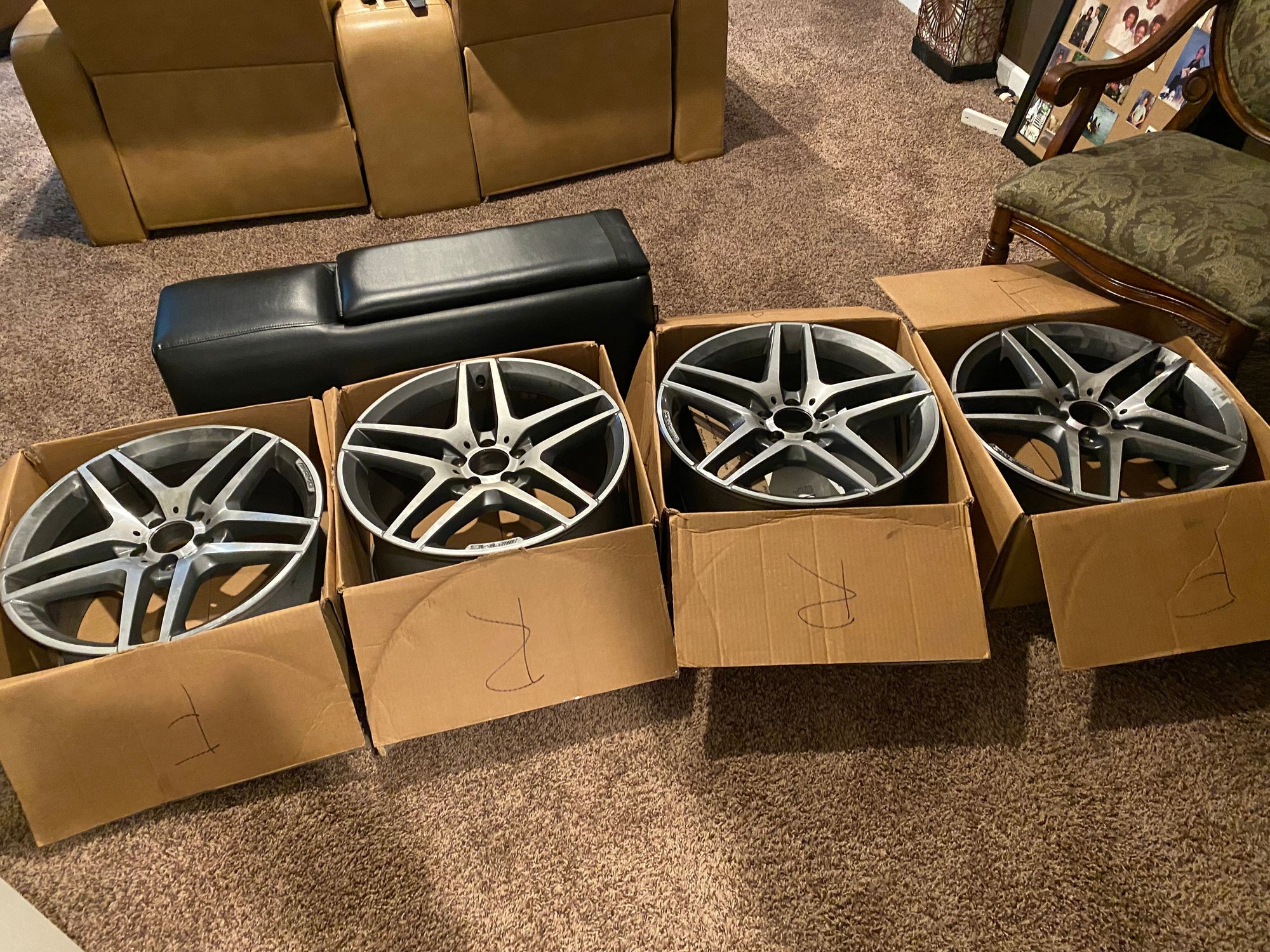Wheels and Tires/Axles - 19" S-Class AMG Wheels - Used - 2015 to 2018 Mercedes-Benz S560 - Memphis, TN 38133, United States