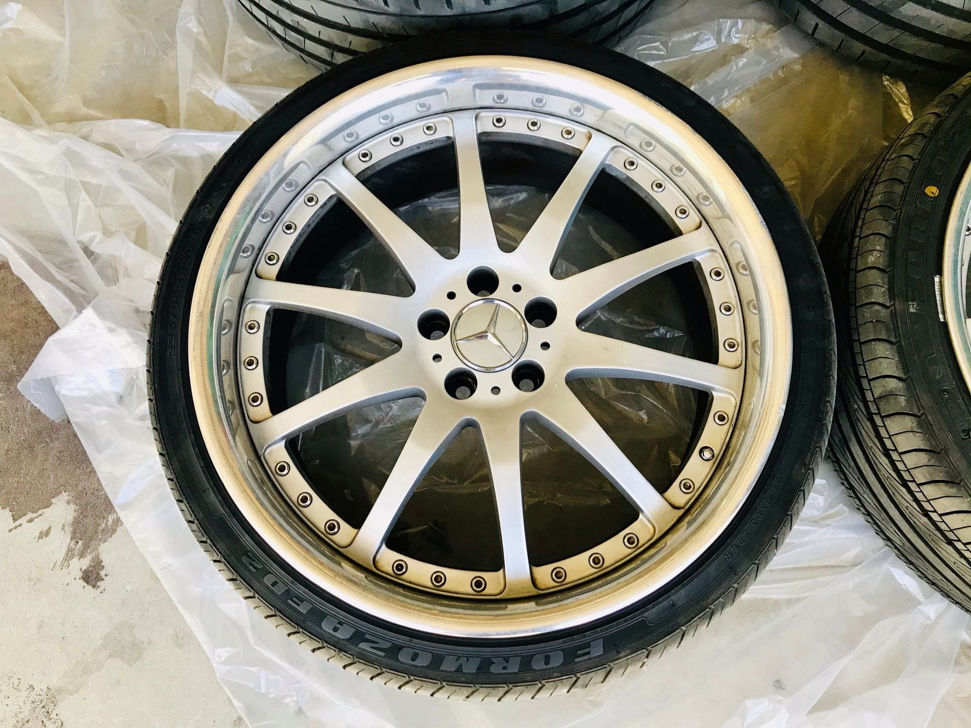 Wheels and Tires/Axles - FS: 3pc Radenergie R10s (20x11, 20x9), forged, Japanese made - Used - 2003 to 2006 Mercedes-Benz E55 AMG - 2003 to 2008 Mercedes-Benz SL55 AMG - 2006 to 2010 Mercedes-Benz CL55 AMG - Reno, NV 89509, United States